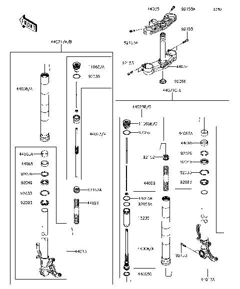 2016 Kawasaki Ninja ZX-6R (ZX636EGF) Motorcycles Parts