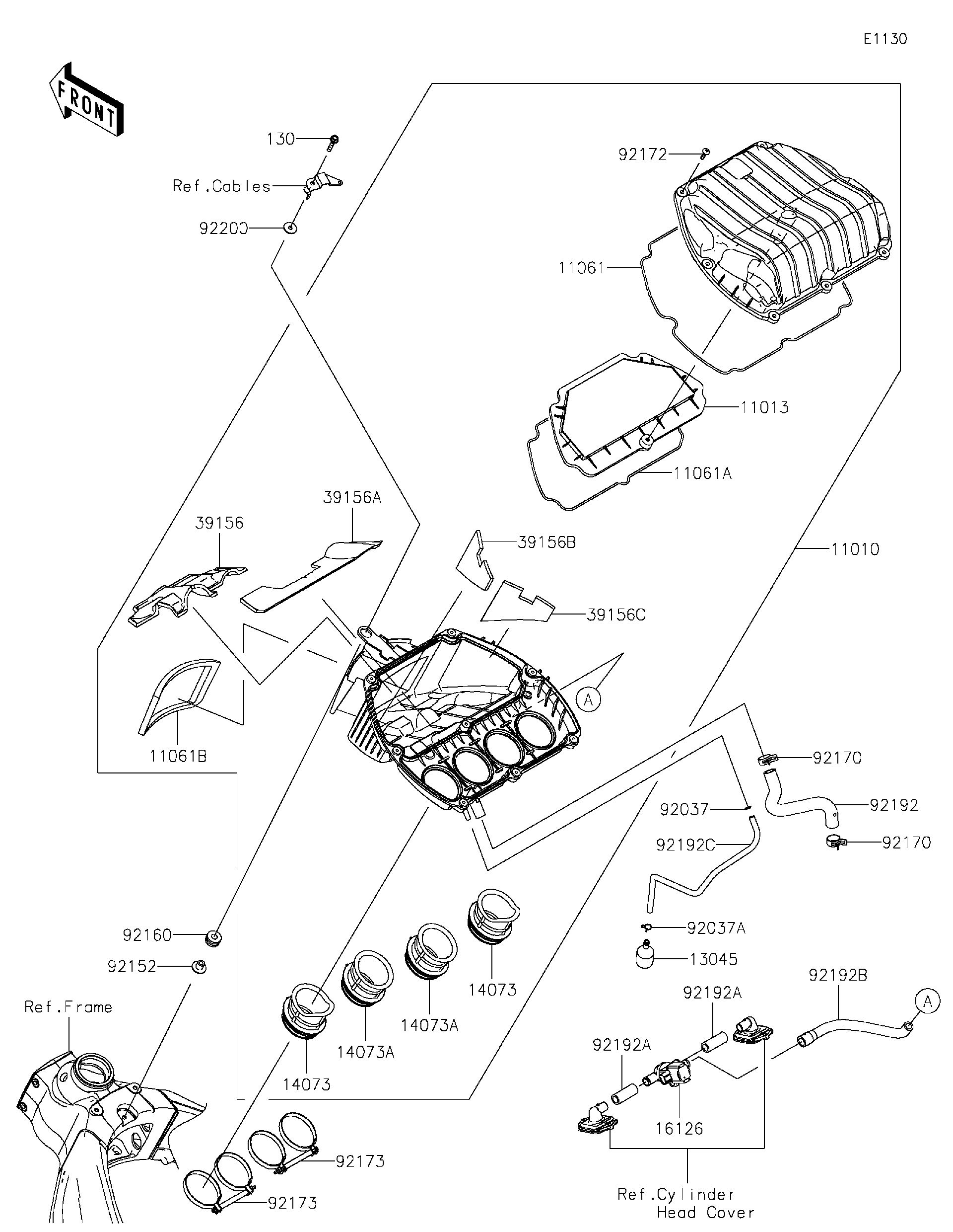 :)様 Kawasaki OEM 92192-1472 TubeBreather | eBay