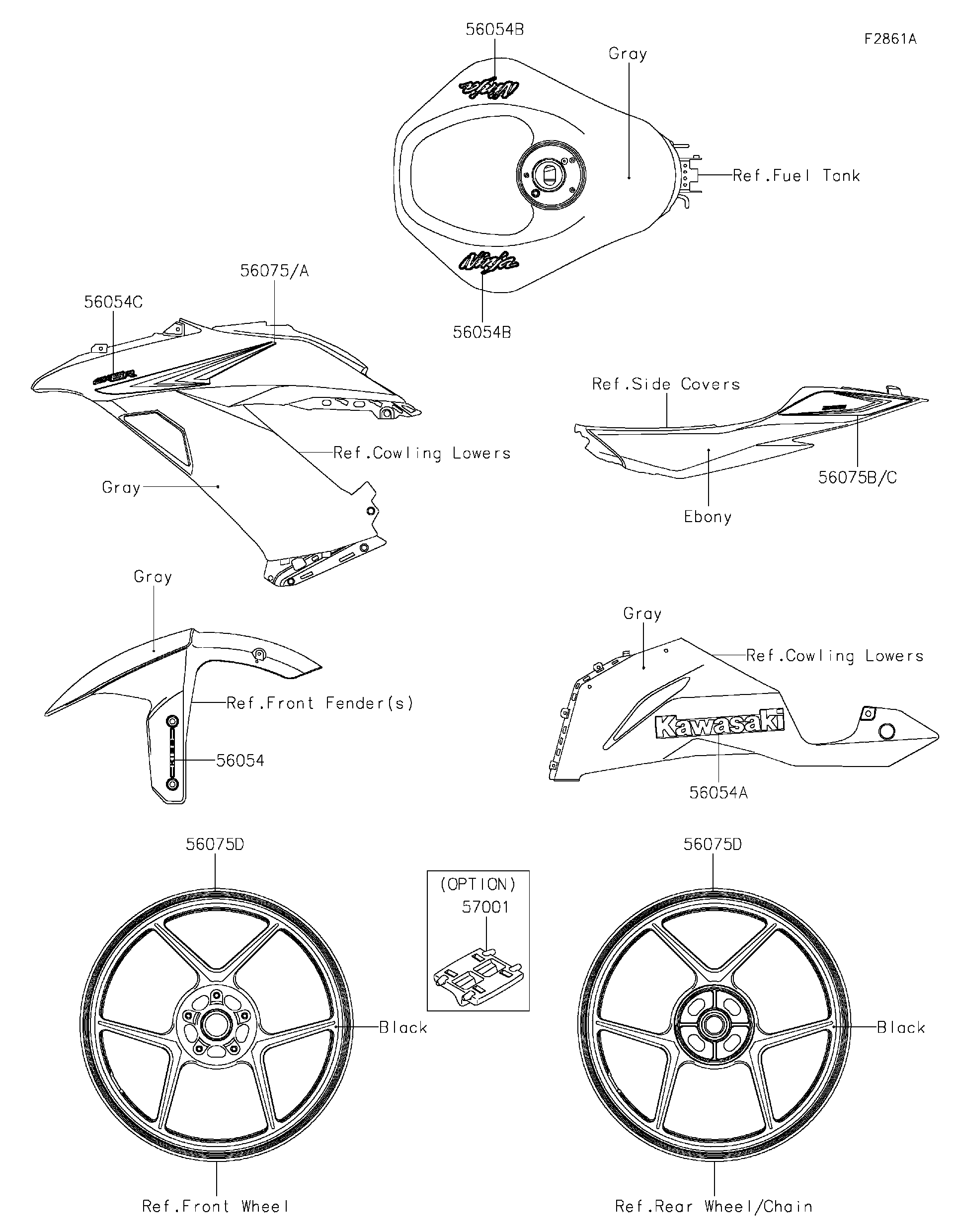 2016 Kawasaki Motorcycles Parts-Finder Diagrams | Hankster's