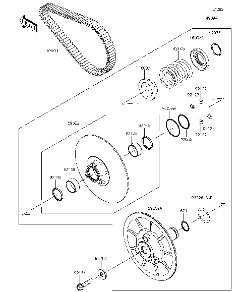 Driven Converter/Drive Belt