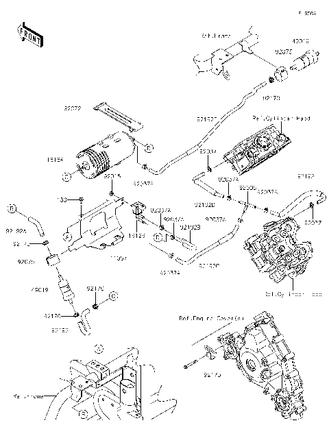 Fuel Evaporative System(FLF)(CA)