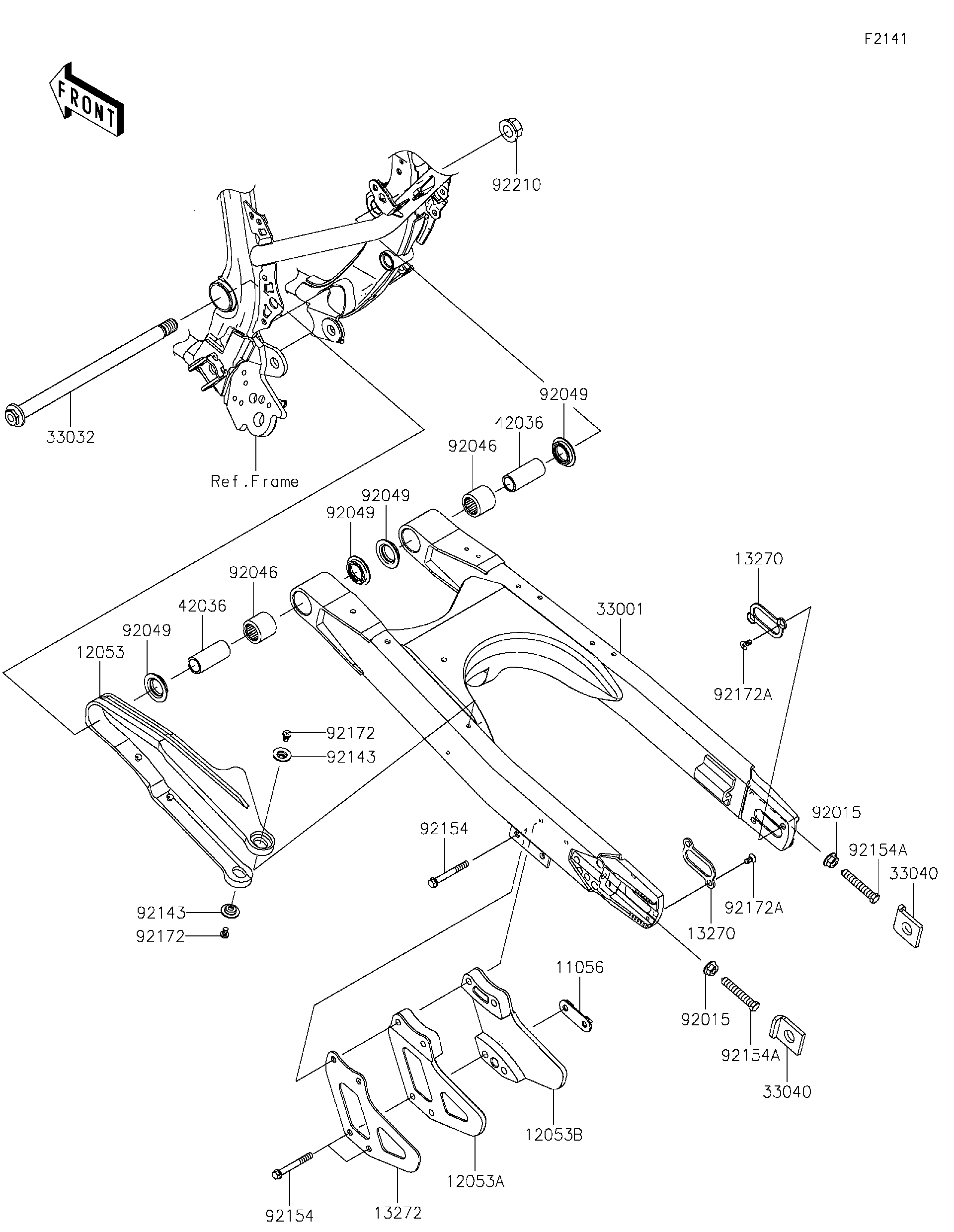 Y.Mページ 2025 Kawasaki Motorcycles Parts-Finder Diagrams | Sappington