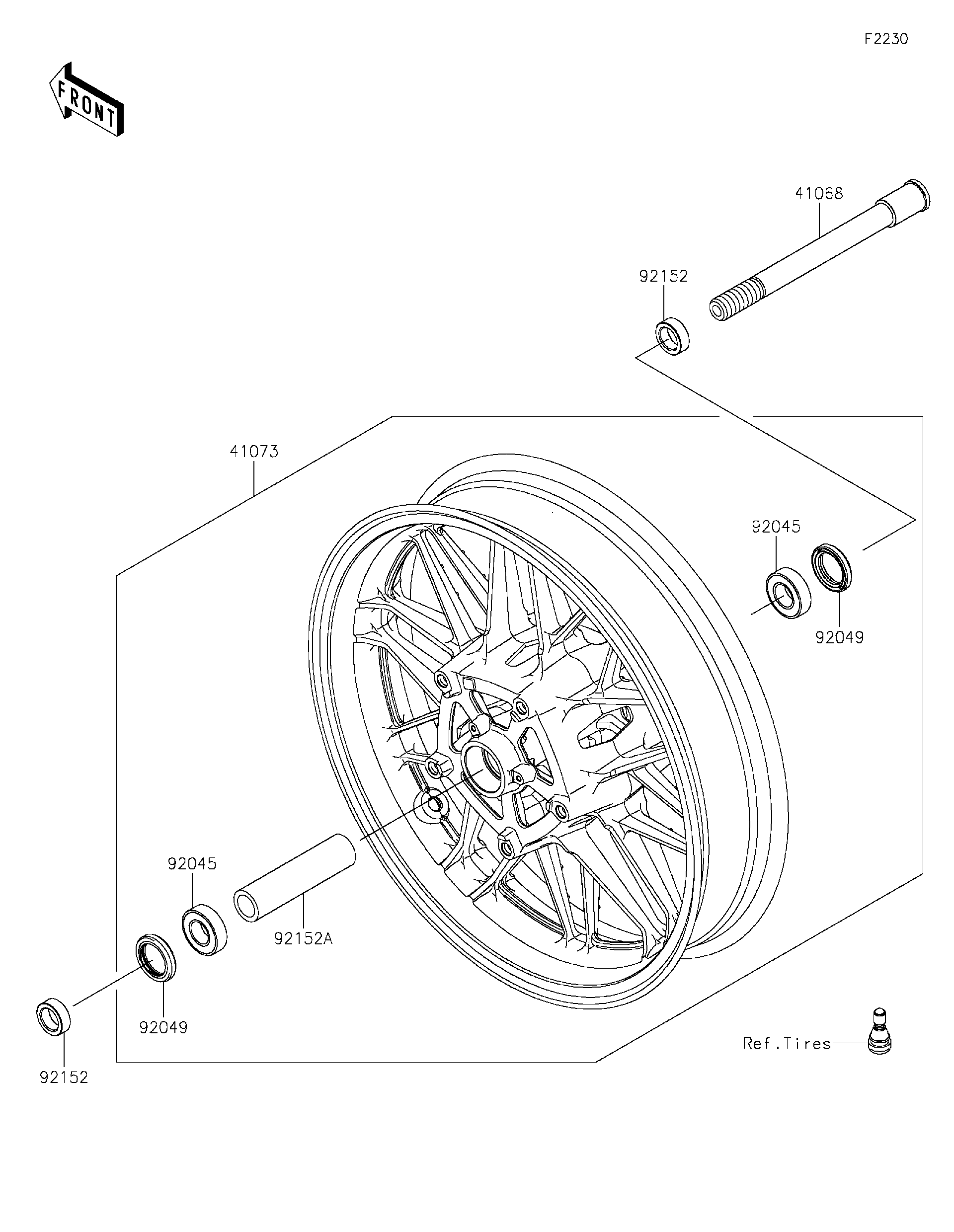 2025 Kawasaki Z900RS ABS (ZR900CSFBN) Front Wheel Motorcycles