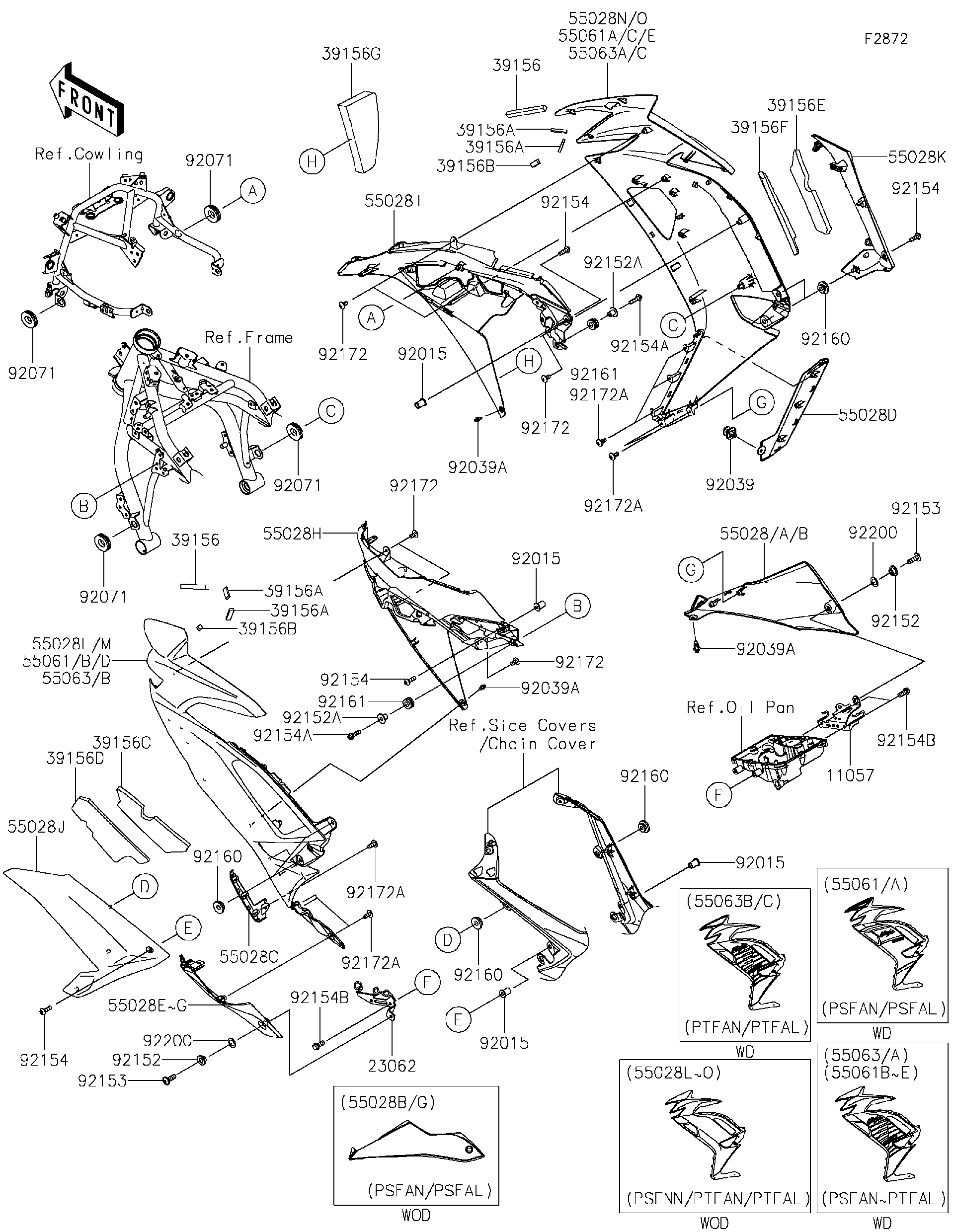 2025 Kawasaki NINJA® 650 KRT EDITION ABS (EX650PSFAL) Cowling
