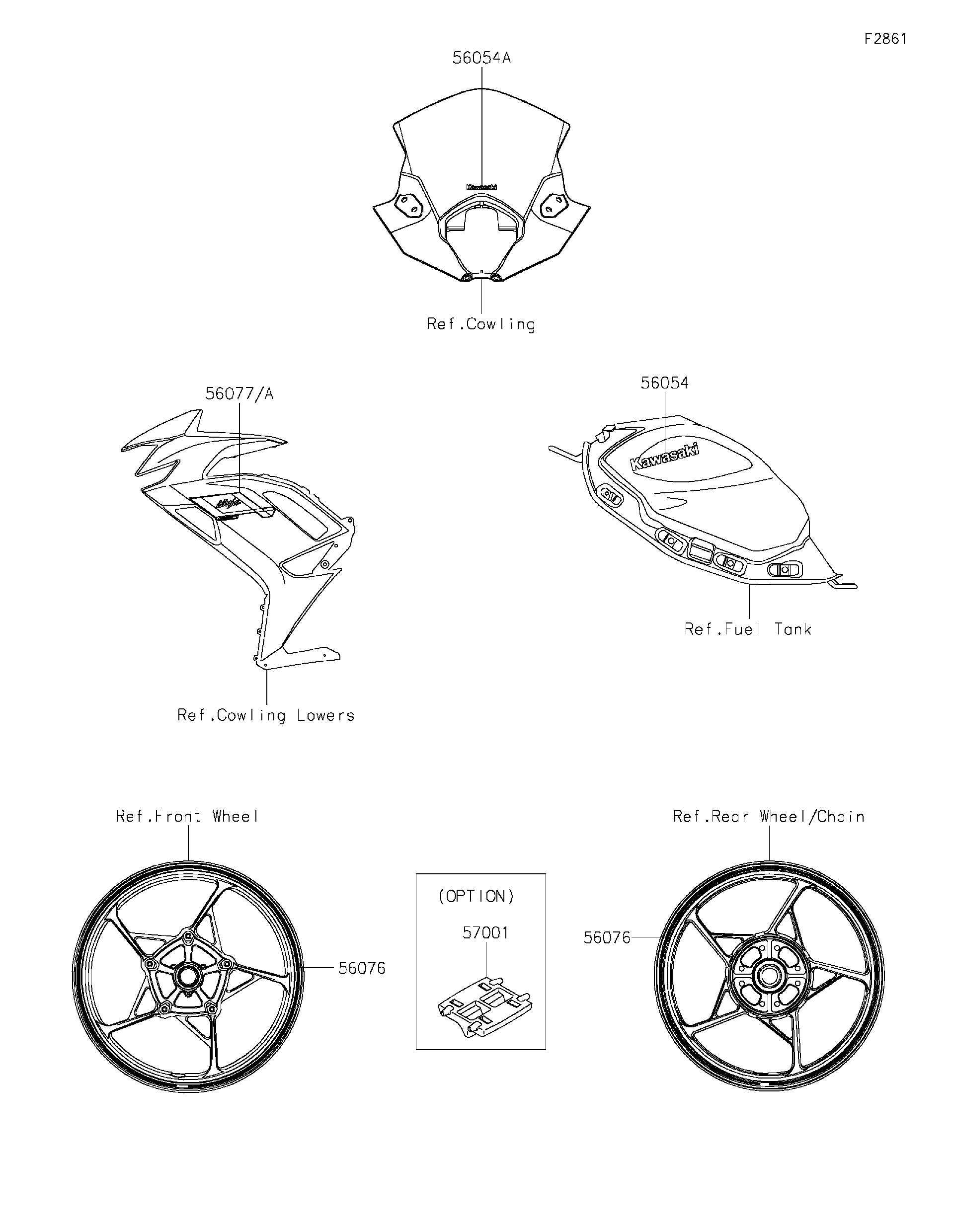 2025 Kawasaki Motorcycles Parts-Finder Diagrams | RJ Powersports