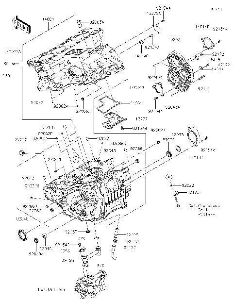 てんてページ 2025 Kawasaki Motorcycles Parts-Finder Diagrams in Palmer MA