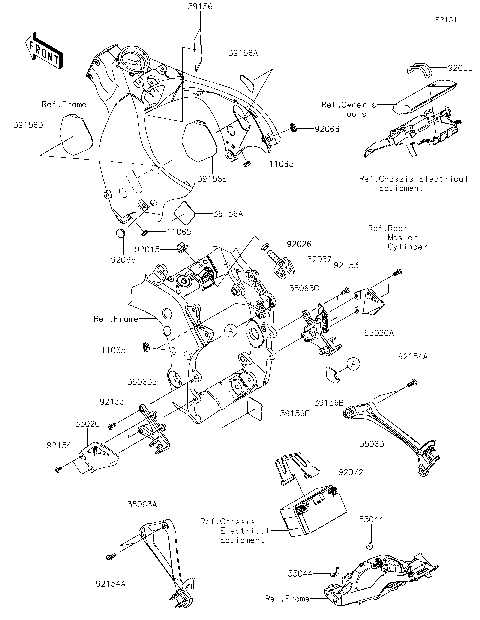てんてページ 2025 Kawasaki Motorcycles Parts-Finder Diagrams in Palmer MA