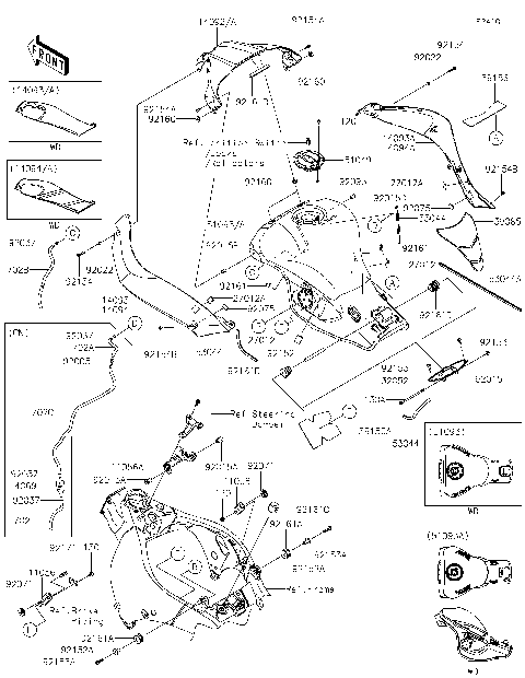 2025 Kawasaki Motorcycles Parts-Finder Diagrams | Texas
