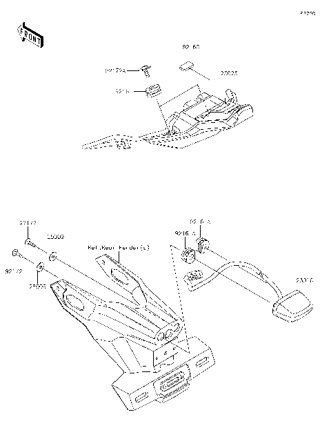 2025 Kawasaki Motorcycles Parts-Finder Diagrams | Cities