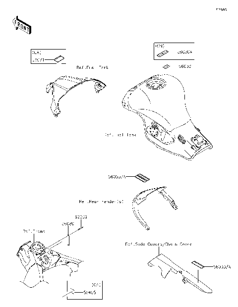 2025 Kawasaki Motorcycles Parts-Finder Diagrams | Cities