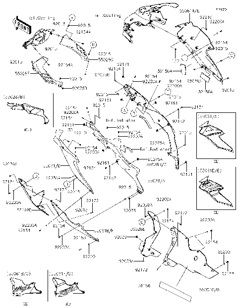 10ページ 2025 Kawasaki Motorcycles Parts-Finder Diagrams | Cities