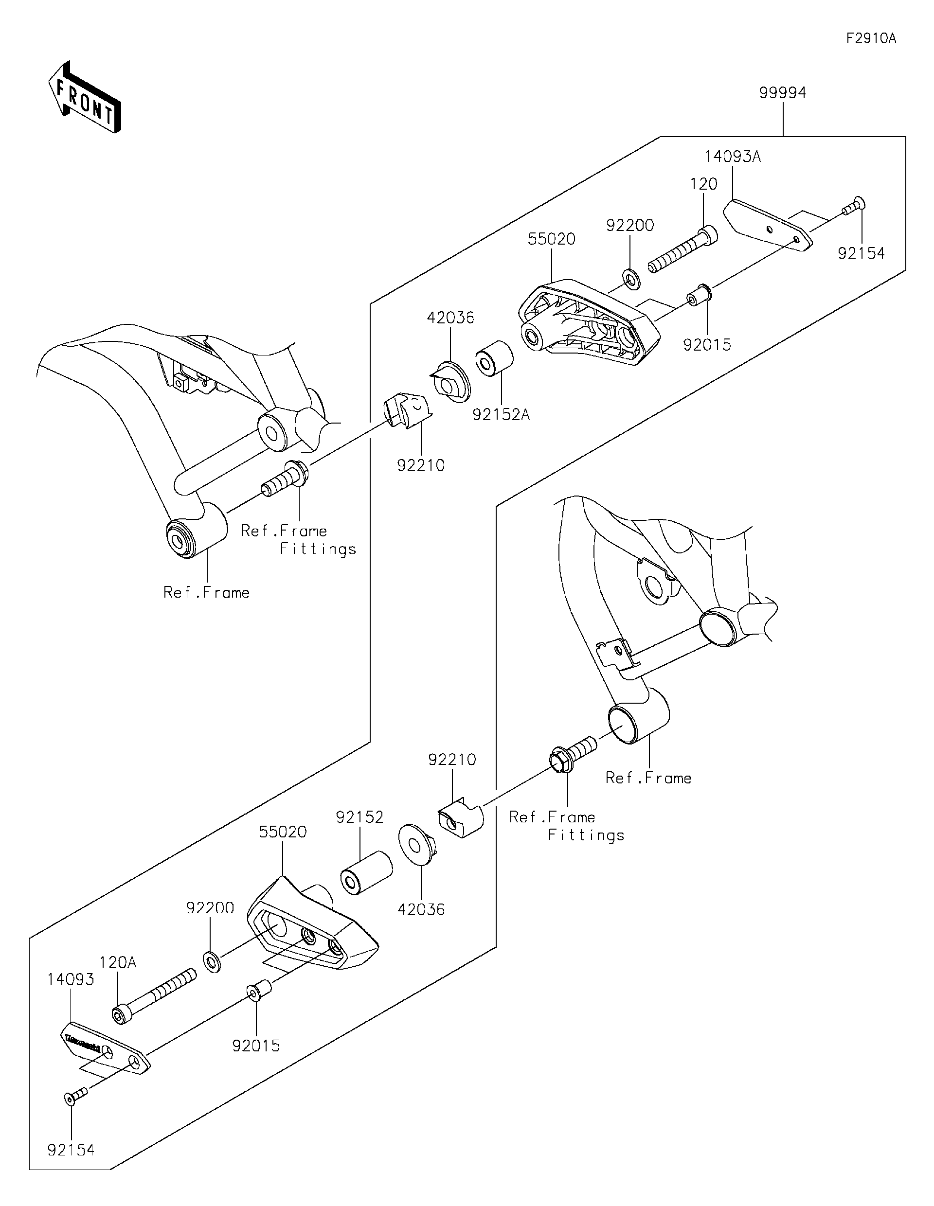 kaaaa999ページ Kawasaki Motorcycle 1985 OEM Parts Diagram for SEAT