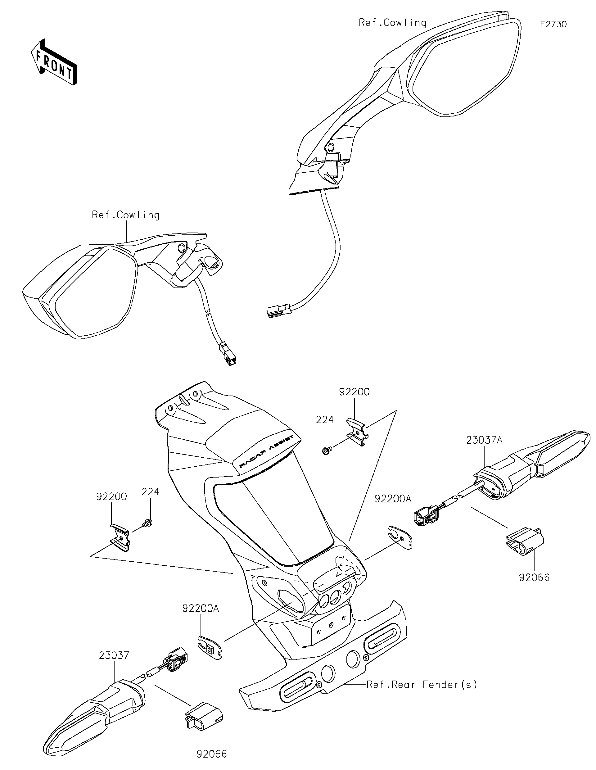 2025 Kawasaki Motorcycles Parts-Finder Diagrams | RJ Powersports