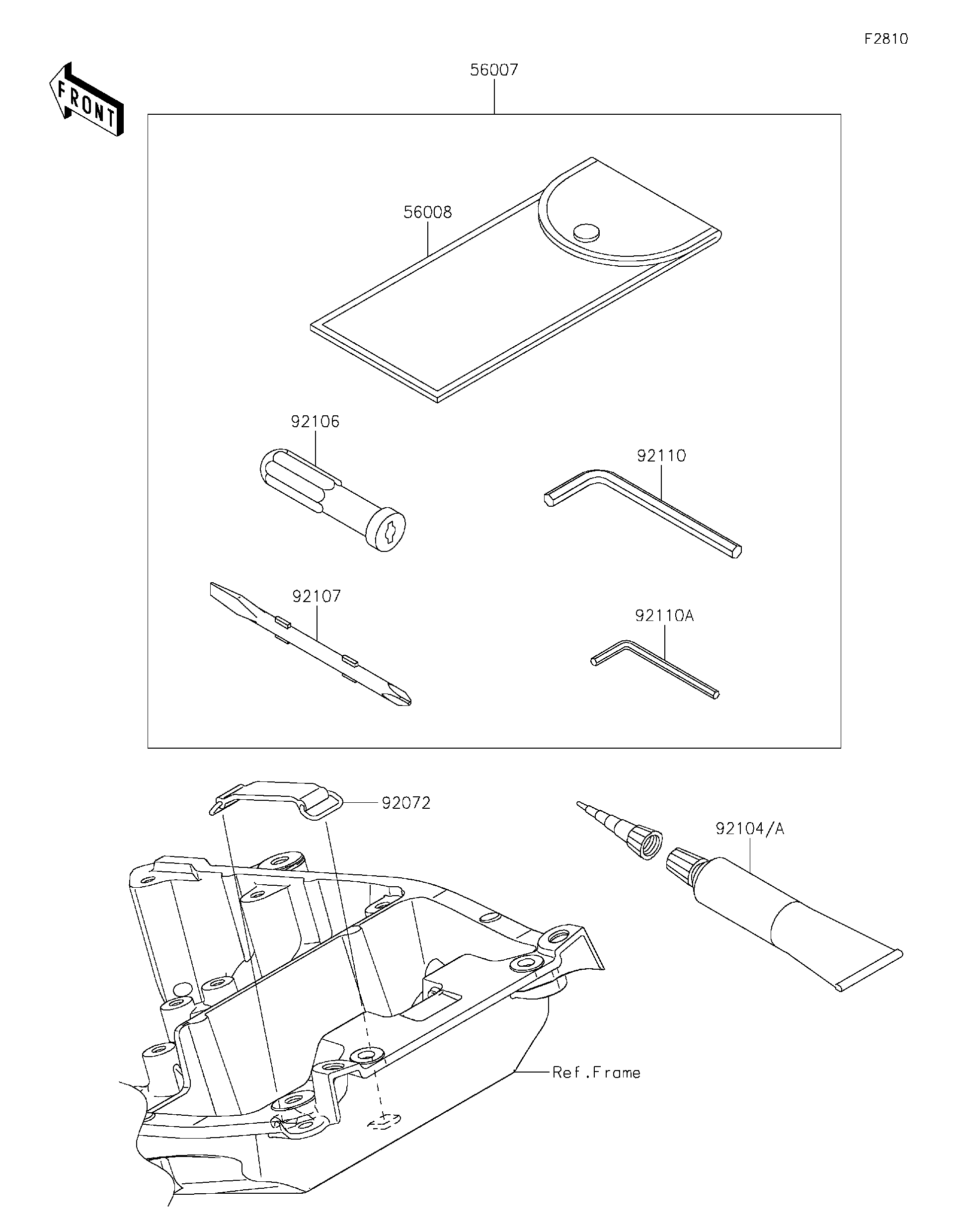 2025 Kawasaki NINJA H2® SX SE ABS (ZX1002RSFNL) Owner's Tools