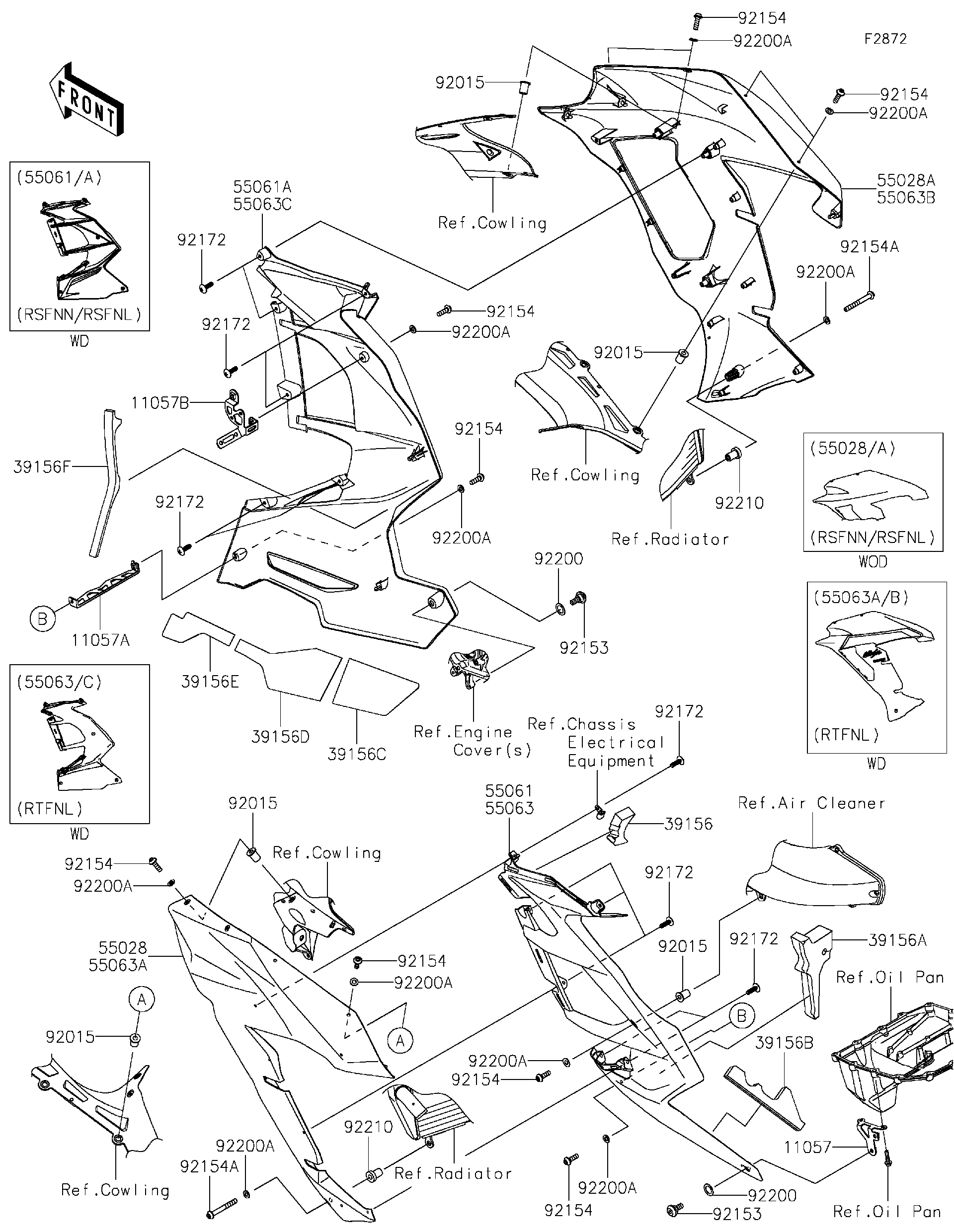2026 Kawasaki Motorcycles Parts-Finder Diagrams | B&B Motorsports