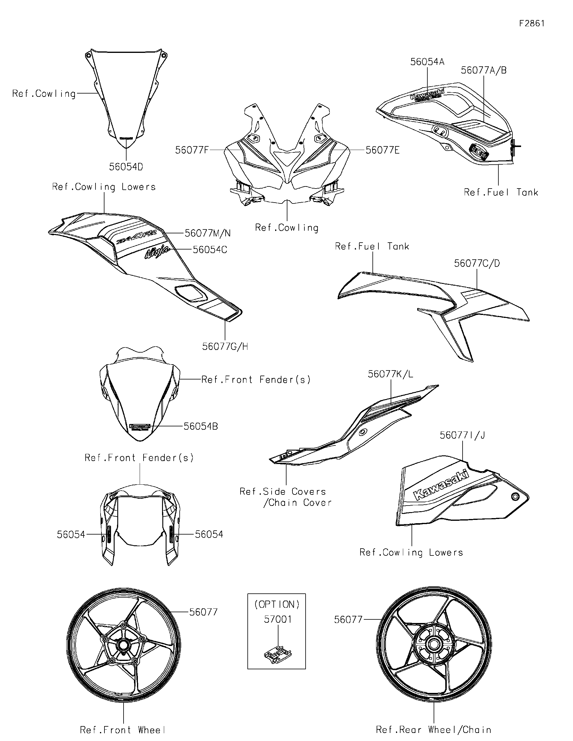 2026 Kawasaki Motorcycles Parts-Finder Diagrams | B&B Motorsports