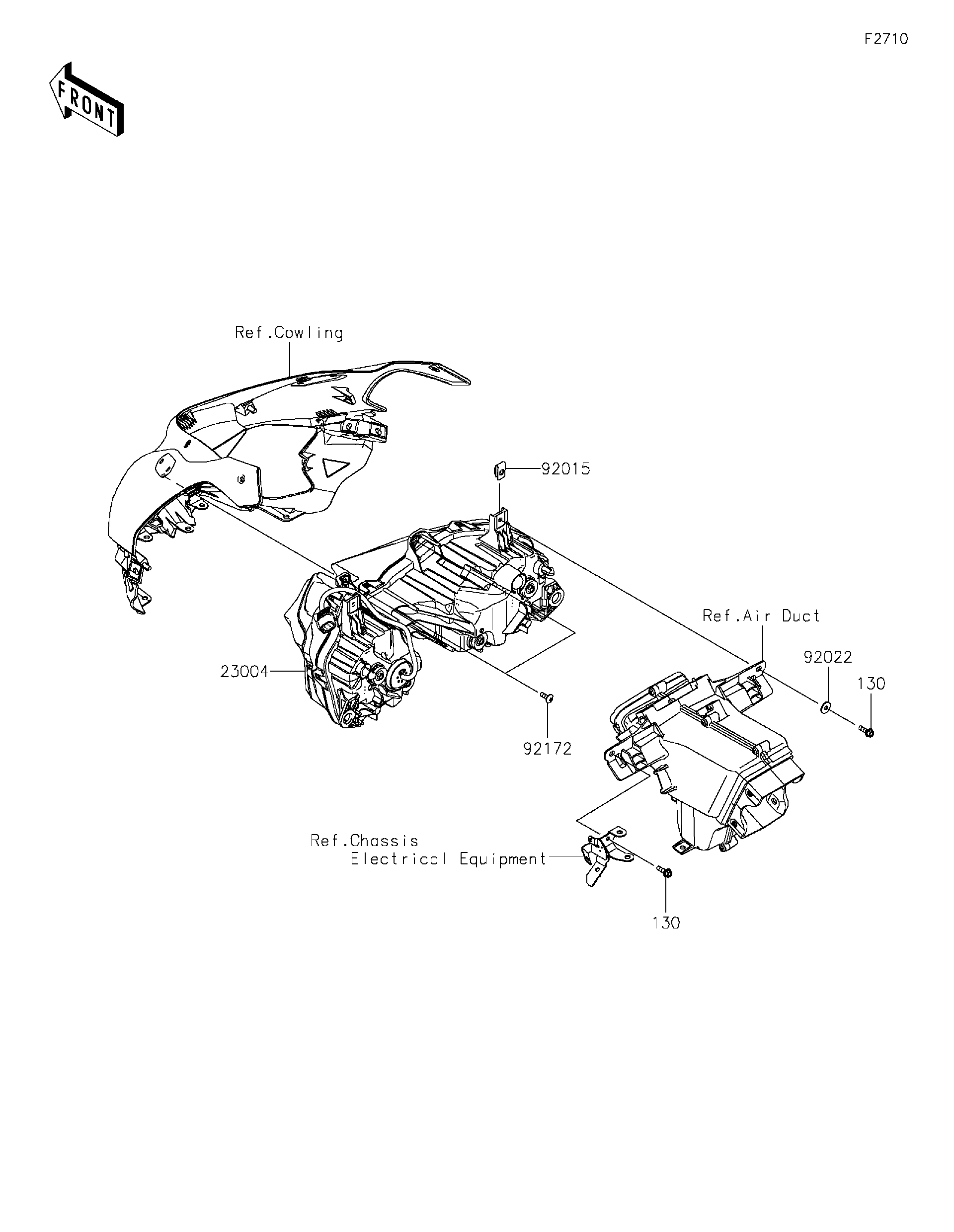 2025 Kawasaki Ninja ZX-6R (ZX636KSFAN) Headlight(s) Motorcycles