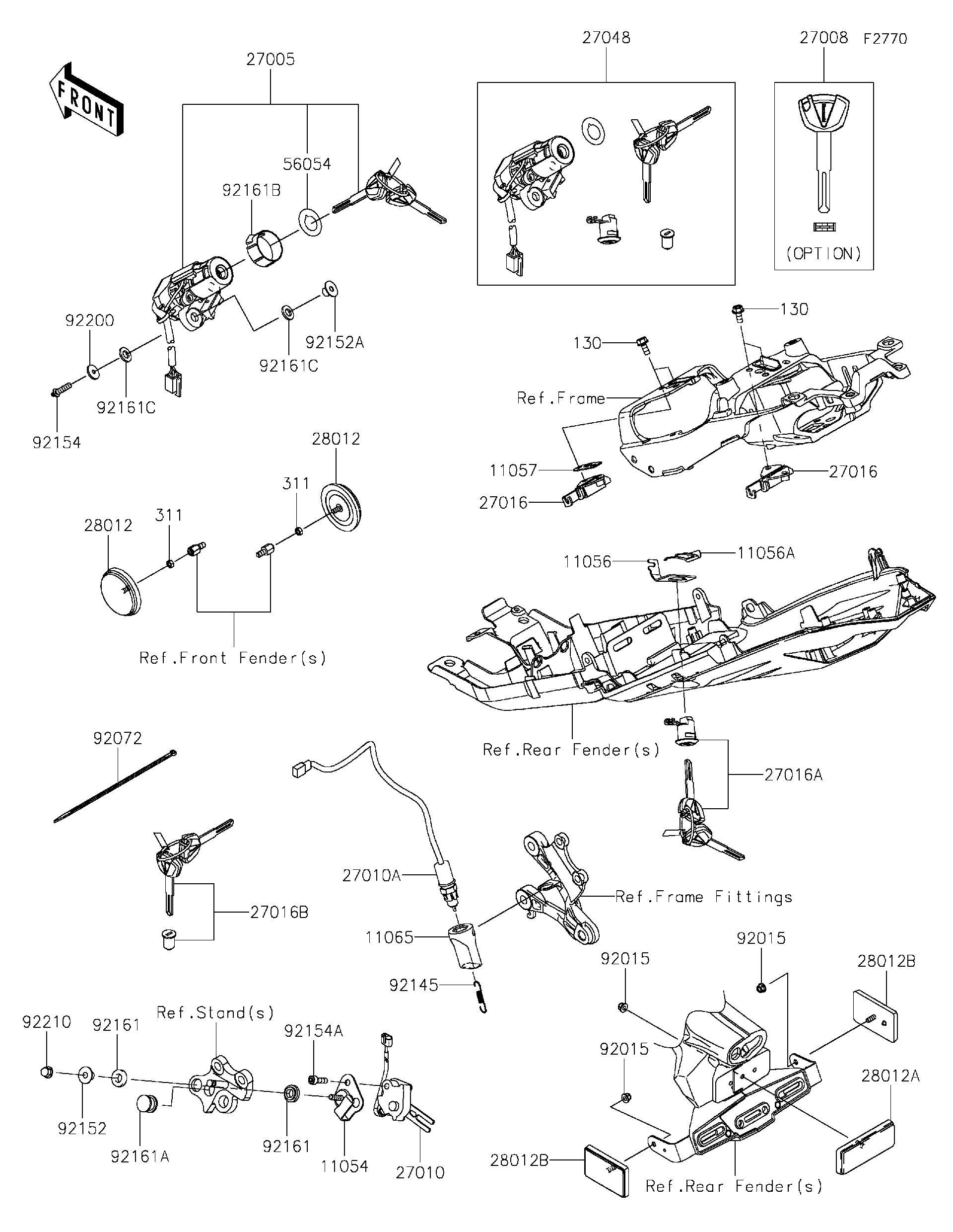 2025 Kawasaki Motorcycles Parts-Finder Diagrams | Hankster's