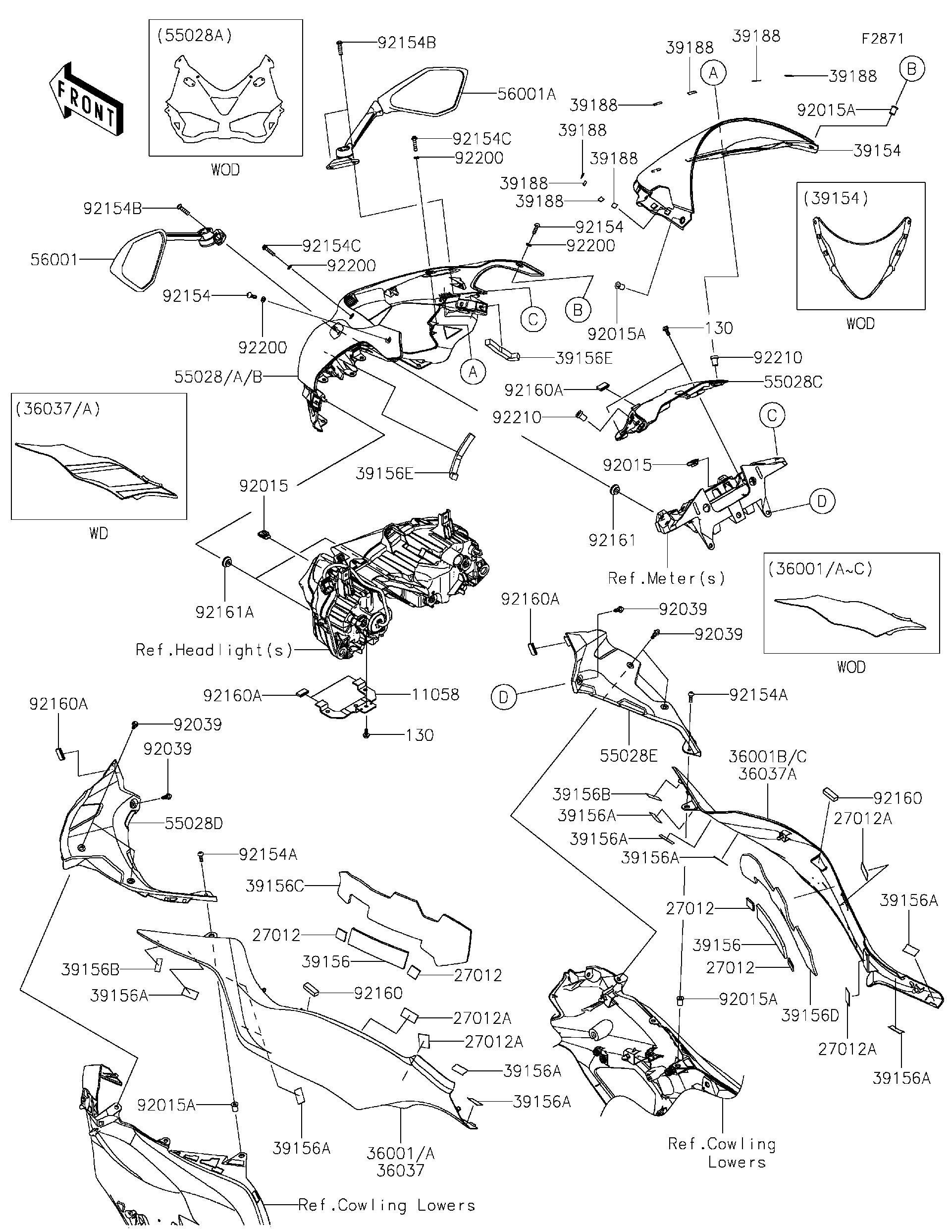 2025 Kawasaki Motorcycles Parts-Finder Diagrams in Palmer MA