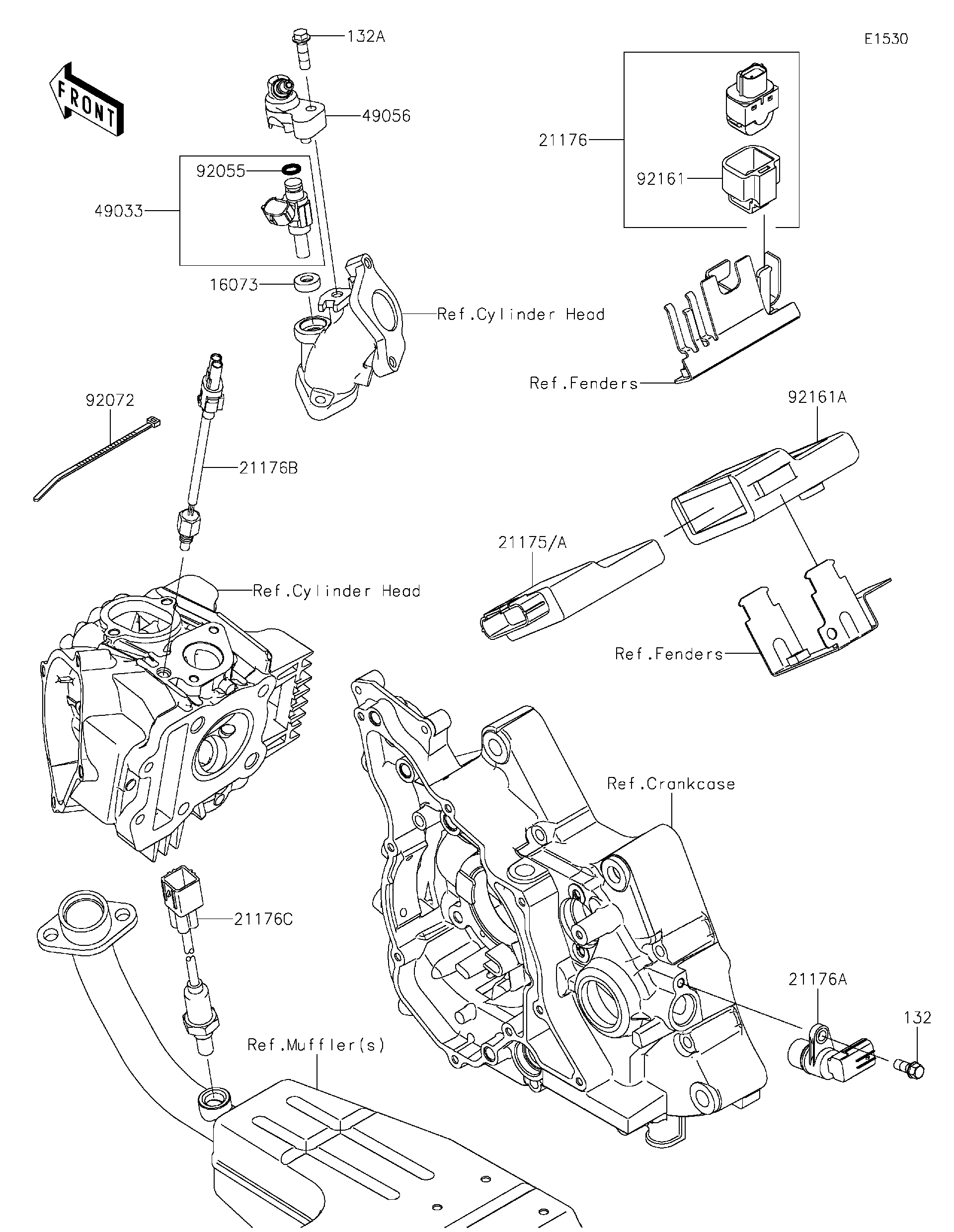 2025 Kawasaki Motorcycles Parts-Finder Diagrams | Cities