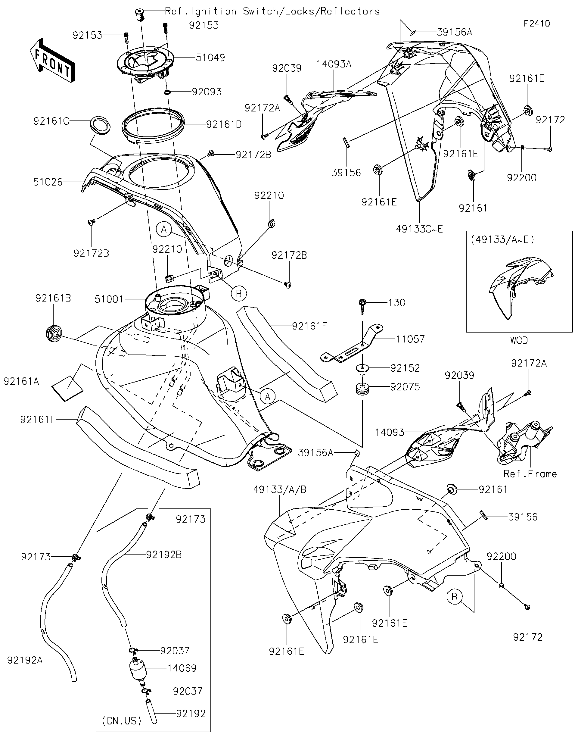2025 Kawasaki Motorcycles Parts-Finder Diagrams | Battle Creek