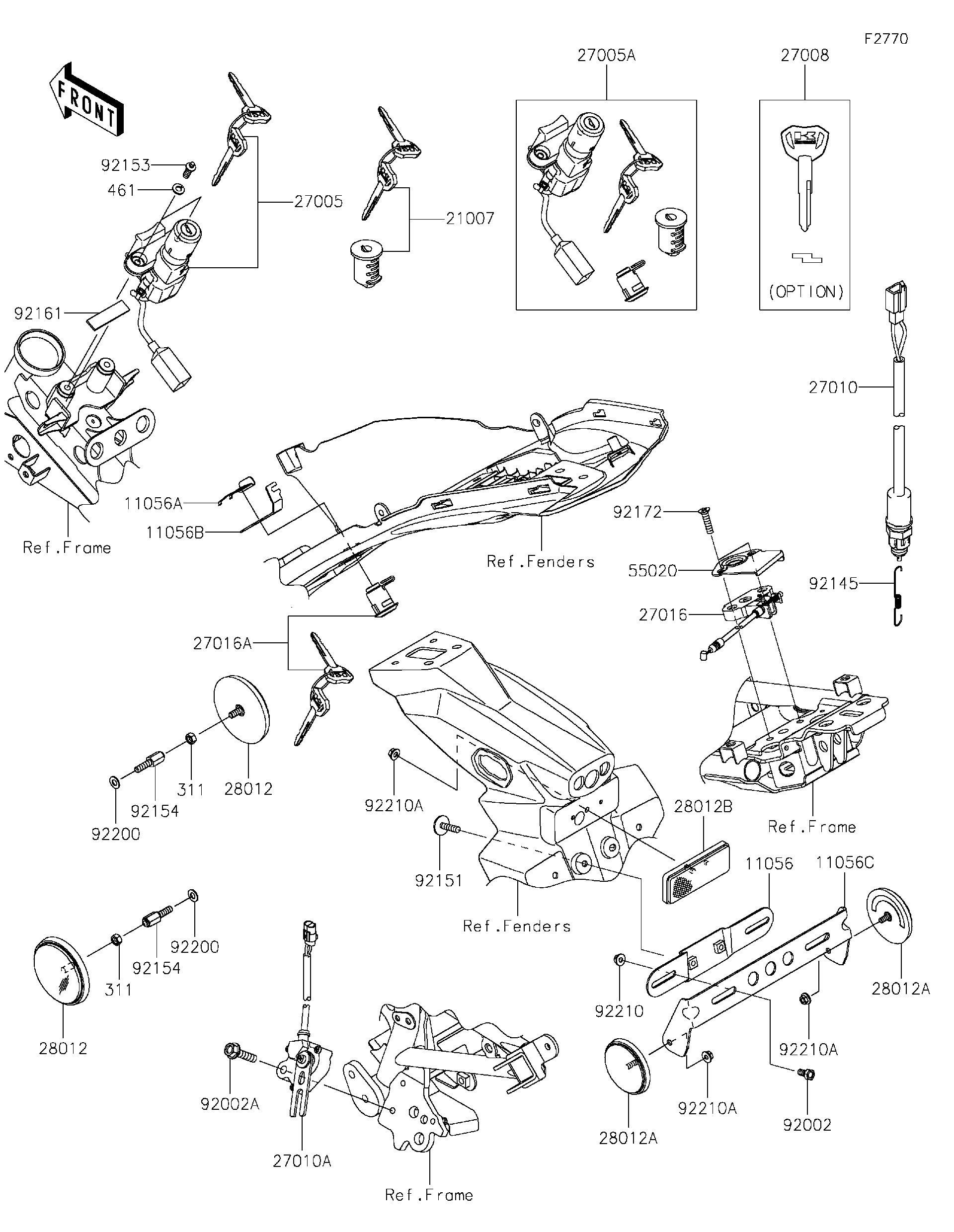 2025 Kawasaki Motorcycles Parts-Finder Diagrams | Cities