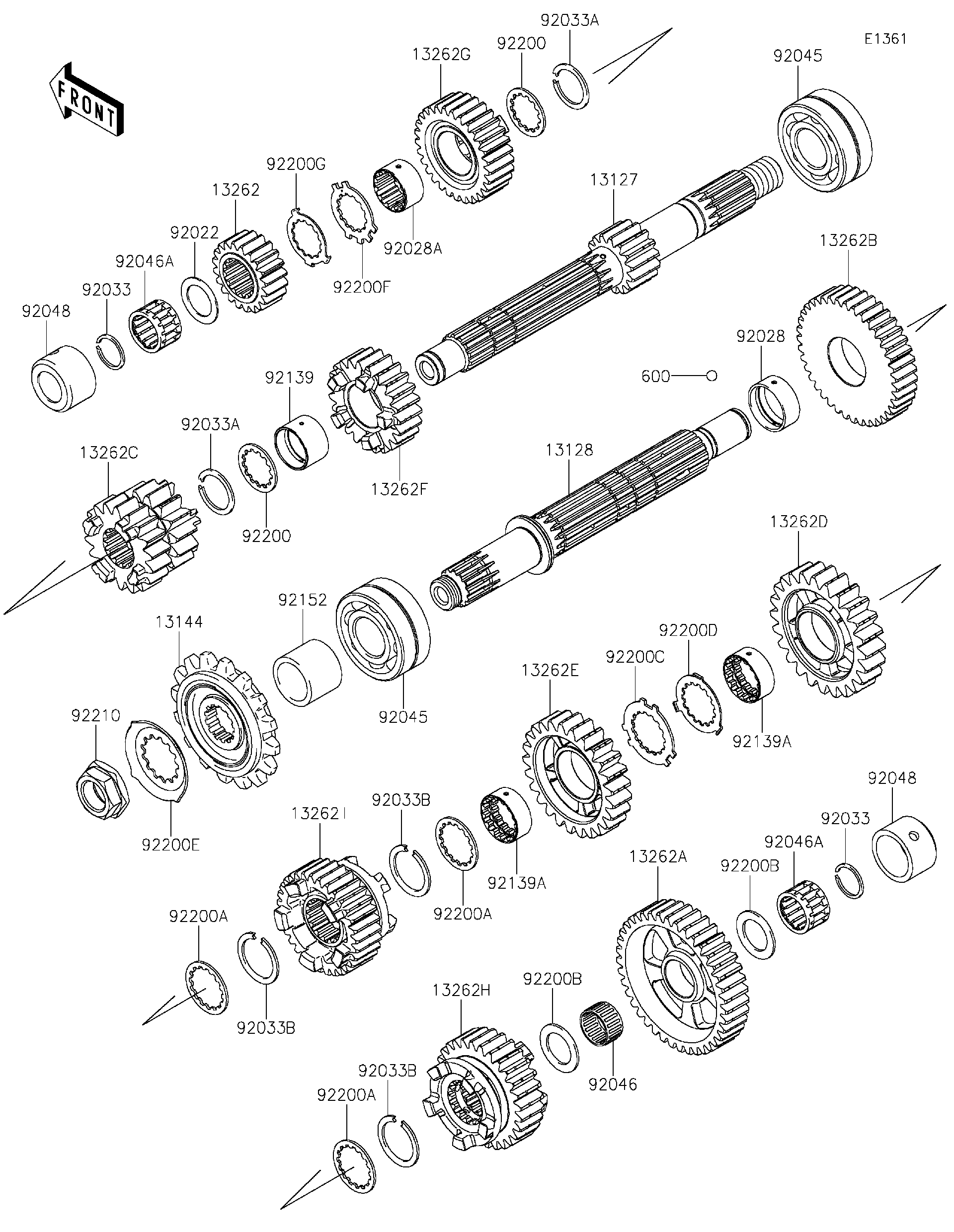 2025 Kawasaki NINJA® 1100SX ABS (ZX1100HSFNL) Transmission