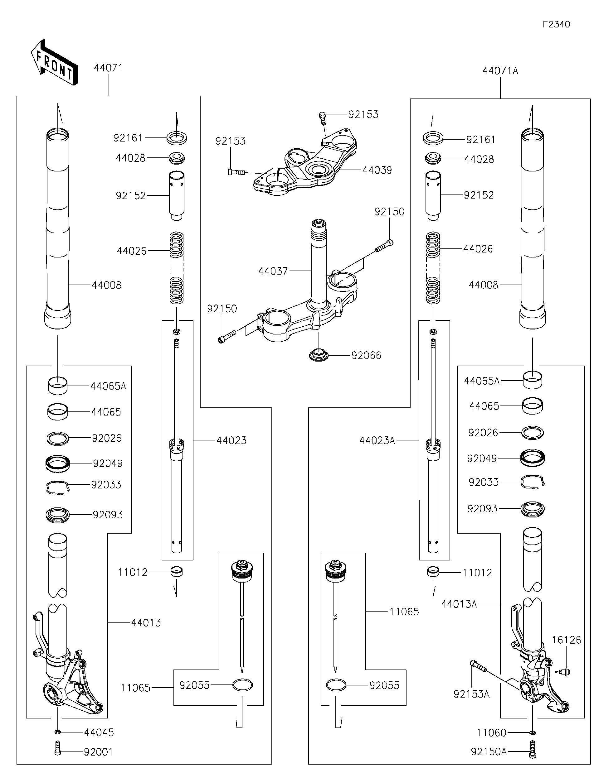 2026 Kawasaki Motorcycles Parts-Finder Diagrams | Pioneer