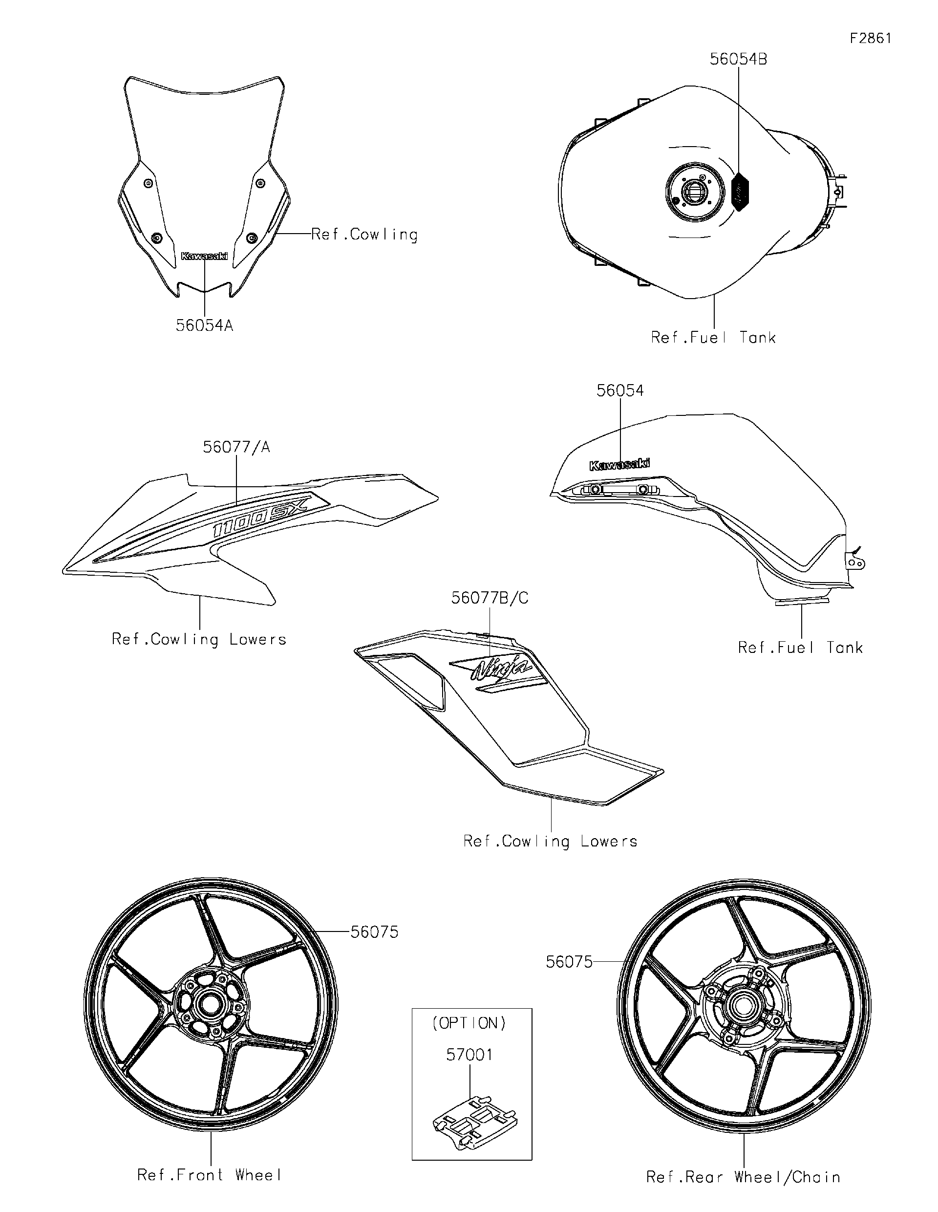 2026 Kawasaki Motorcycles Parts-Finder Diagrams | Team Motorsports