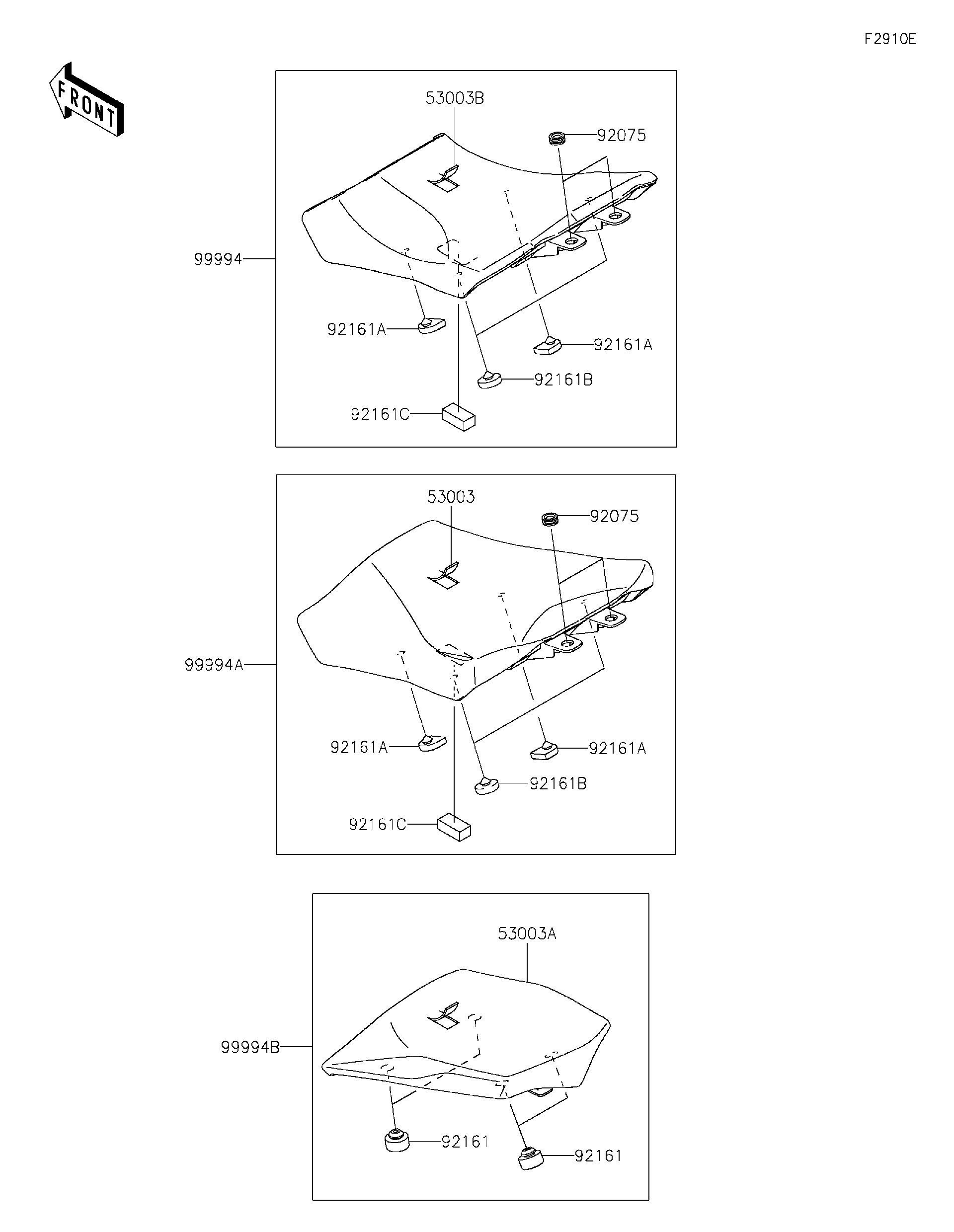 2025 Kawasaki NINJA® 1100SX ABS (ZX1100HSFNL) Accessory(Seat