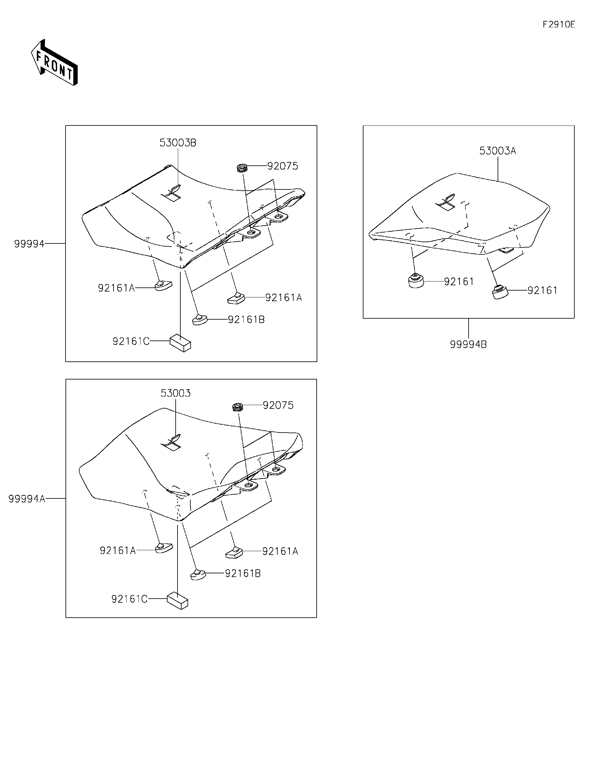 2025 Kawasaki NINJA® 1100SX SE ABS (ZX1100JSFAL) Accessory(Seat