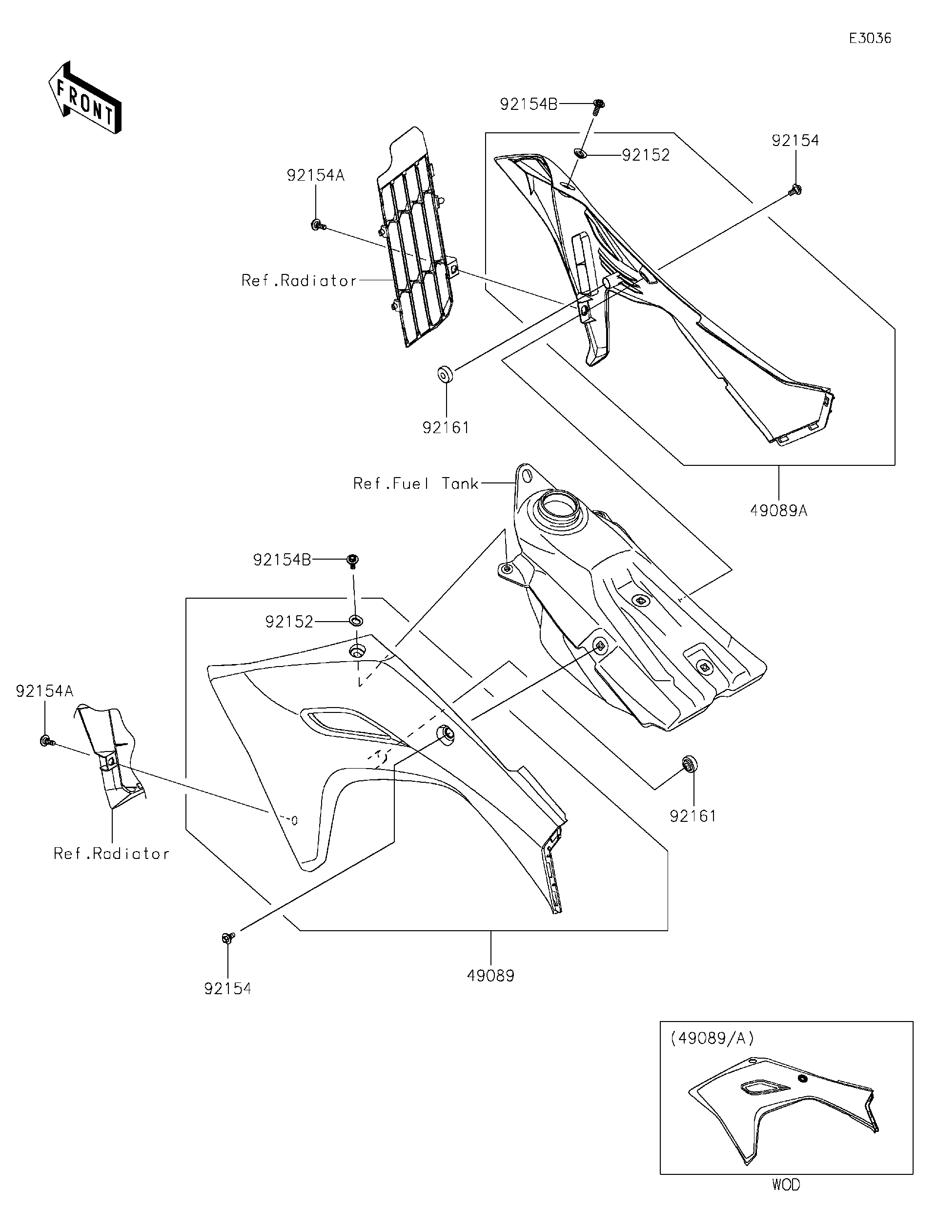 2025 Kawasaki Motorcycles Parts-Finder Diagrams | Cities