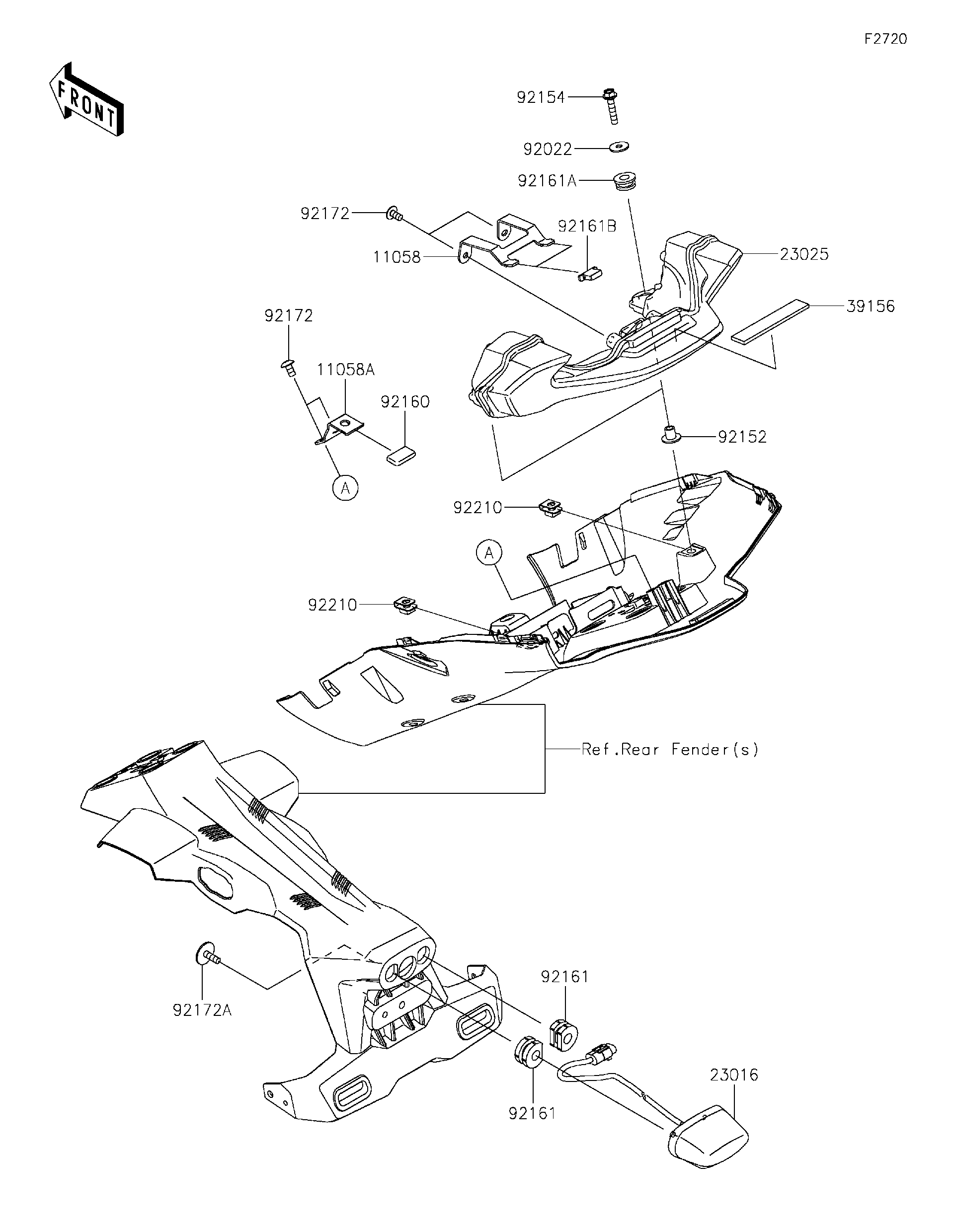2025 Kawasaki Motorcycles Parts-Finder Diagrams | Vickery
