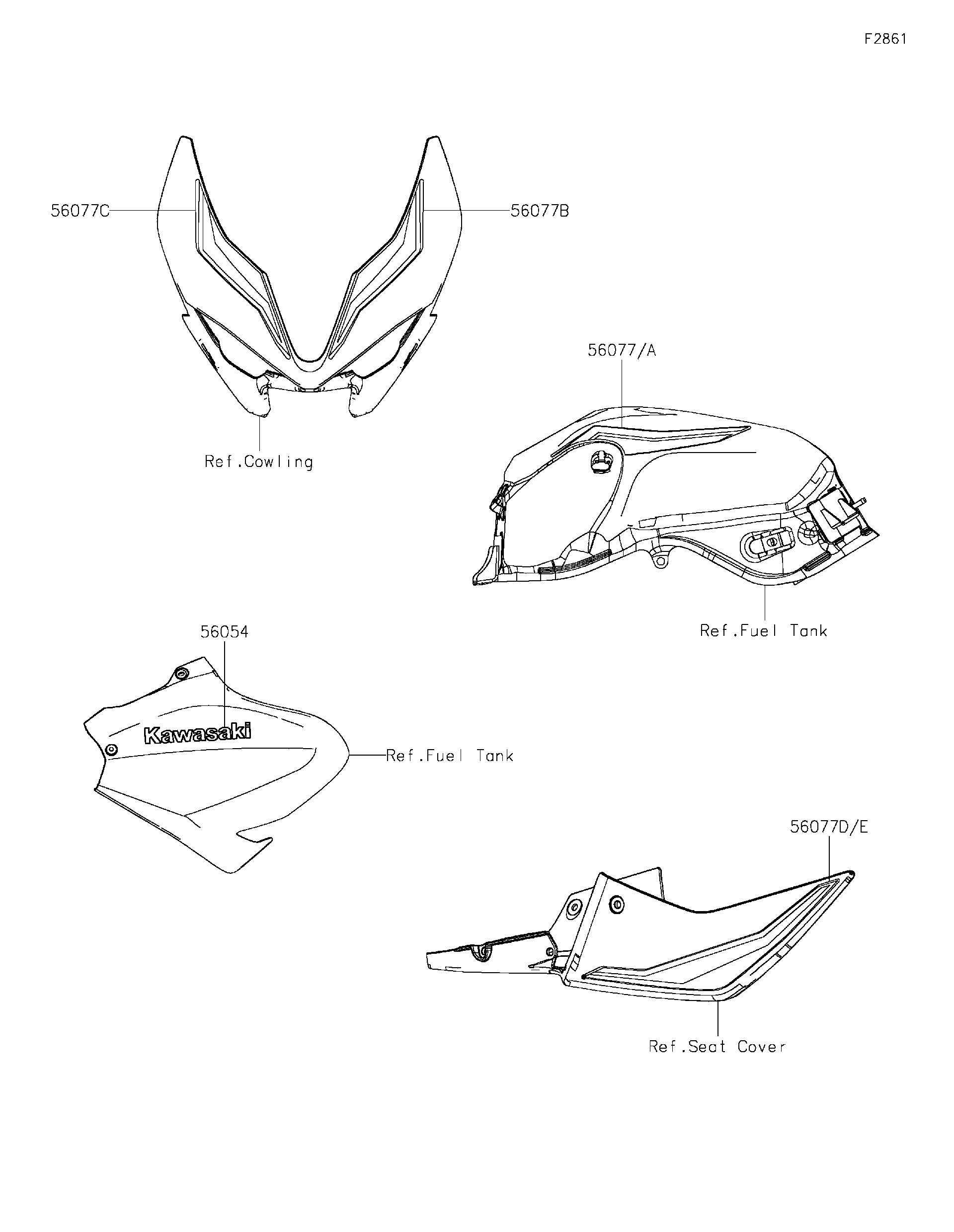 2026 Kawasaki Motorcycles Parts-Finder Diagrams | Texas Motor
