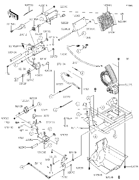 Brake Pedal/Throttle Lever