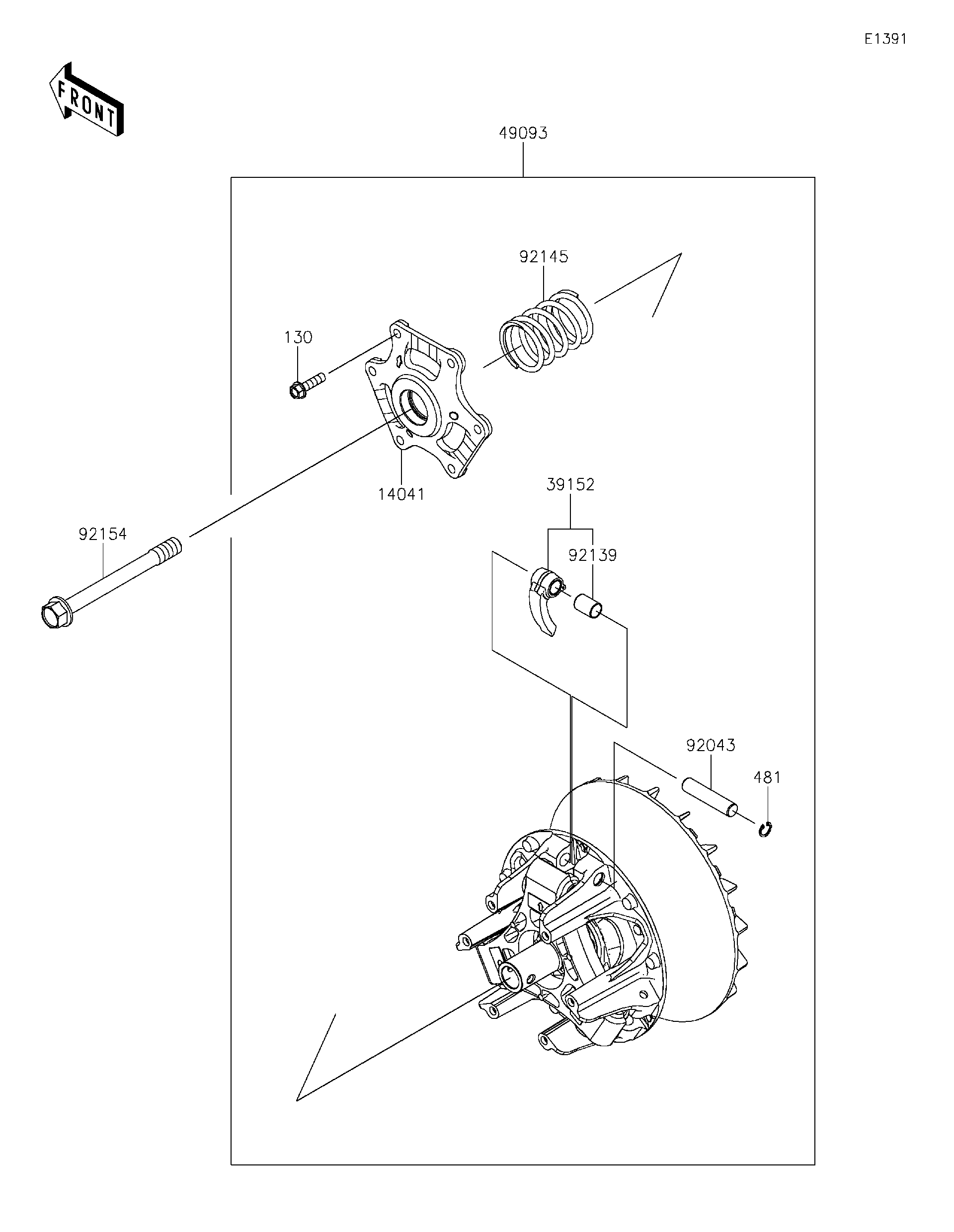 2026 Kawasaki Utility Vehicles Parts-Finder Diagrams | Mt. Holly