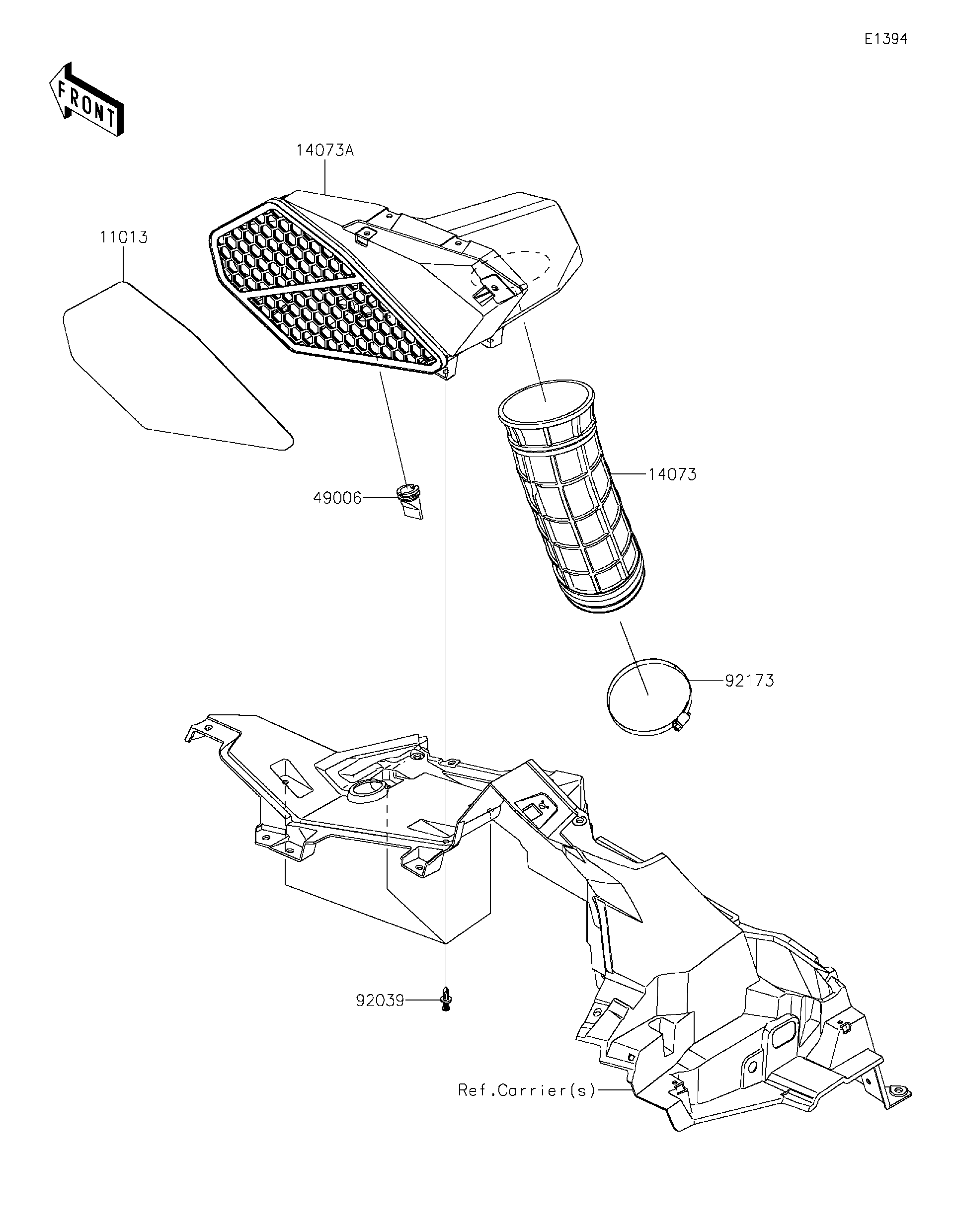 2026 Kawasaki Utility Vehicles Parts-Finder Diagrams | Brushy
