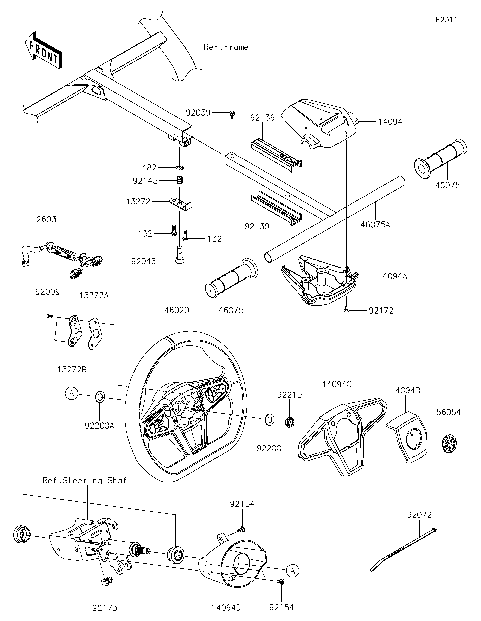 2026 Kawasaki Utility Vehicles Parts-Finder Diagrams | Hankster's