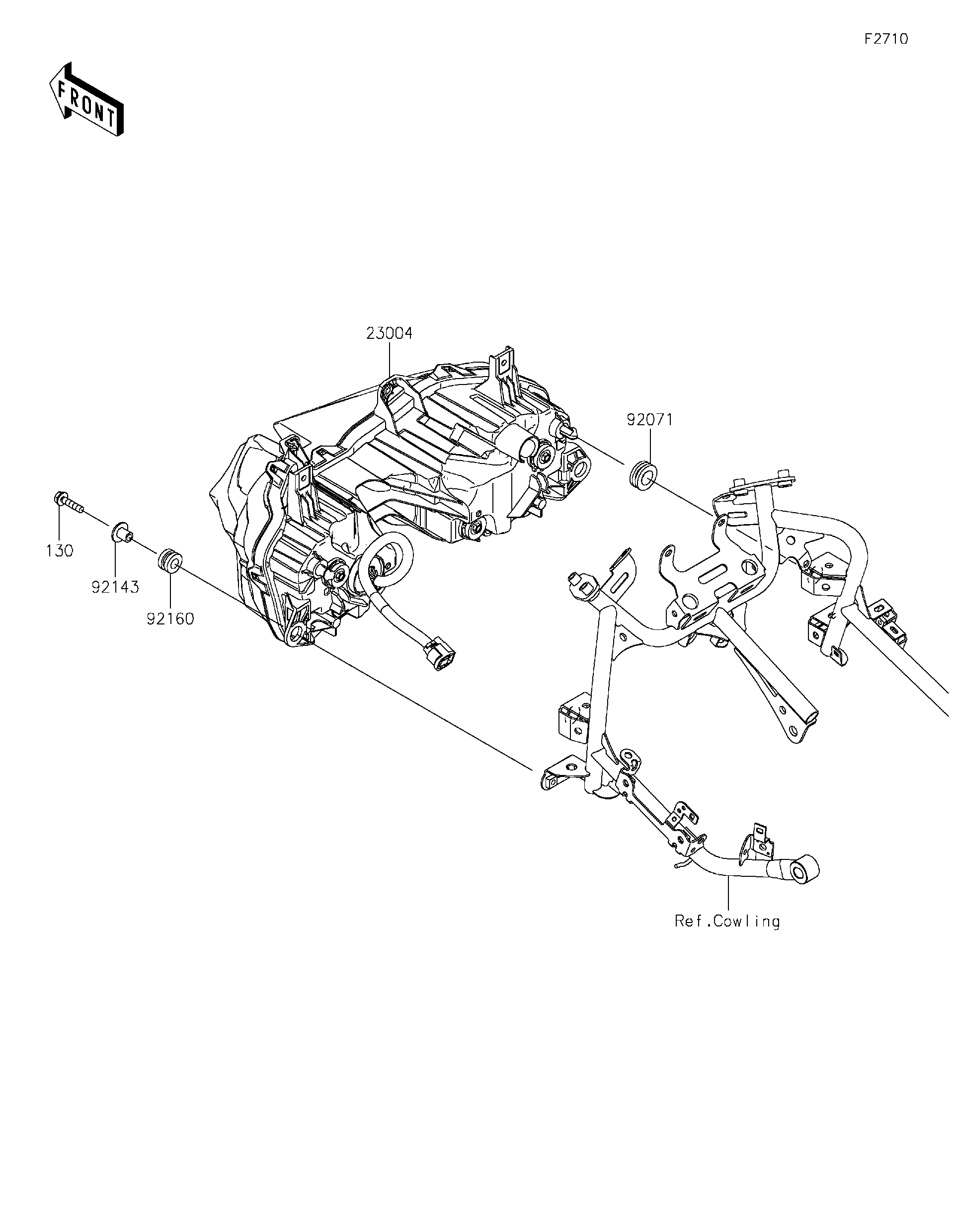 2026 Kawasaki Ninja 500 ABS (EX500GTFNN) Headlight(s) Motorcycles