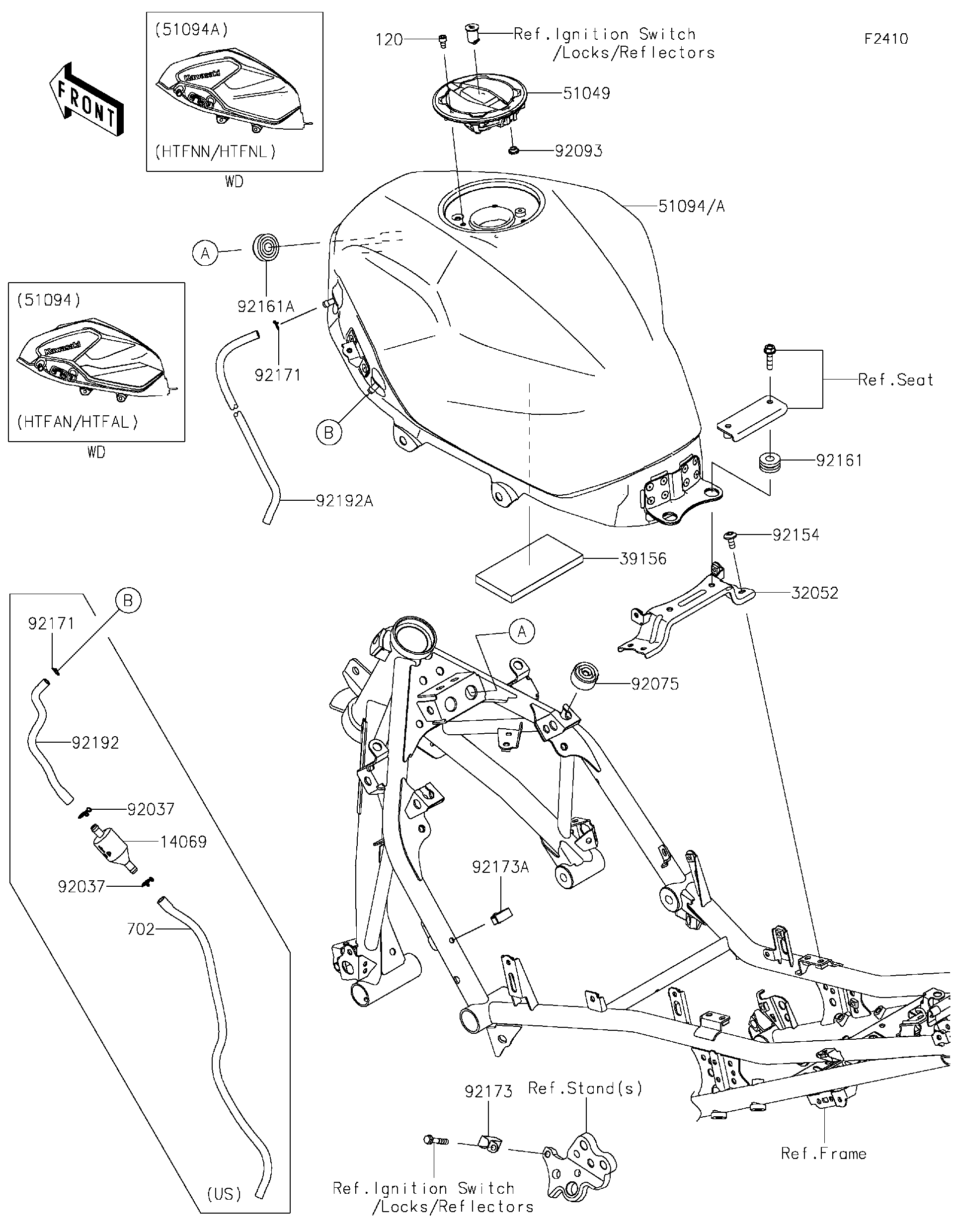 2026 Kawasaki Motorcycles Parts-Finder Diagrams in Palmer MA