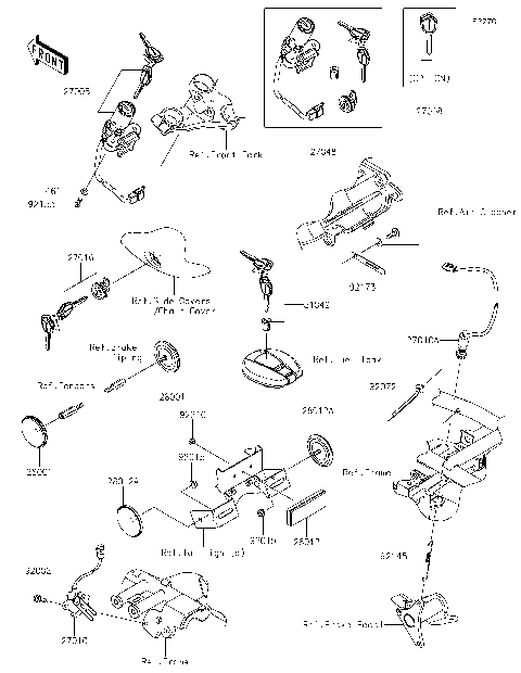Ignition Switch/Locks/Reflectors