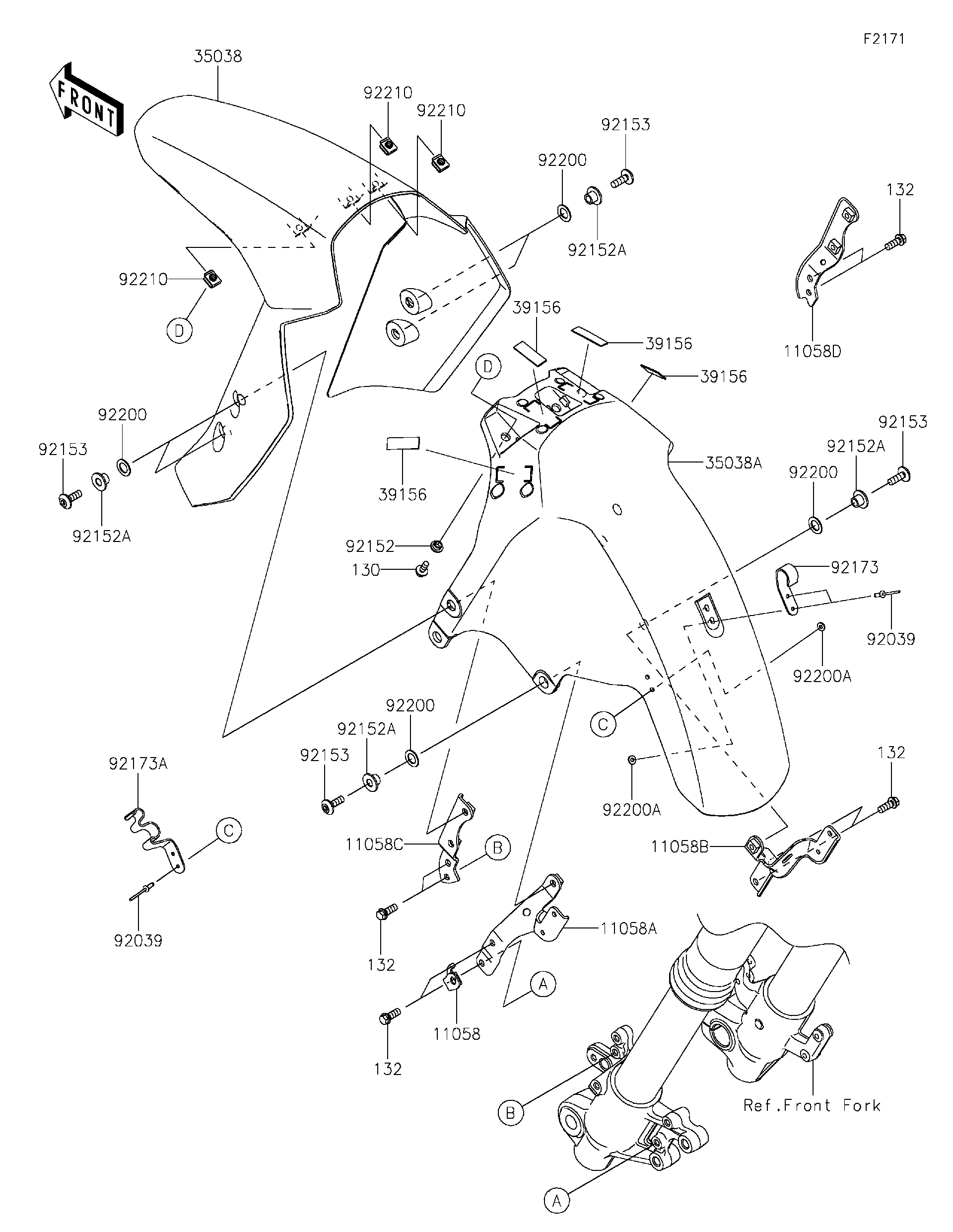 Shop OEM 2026 Kawasaki Motorcycles Powersports Parts Online | Apex