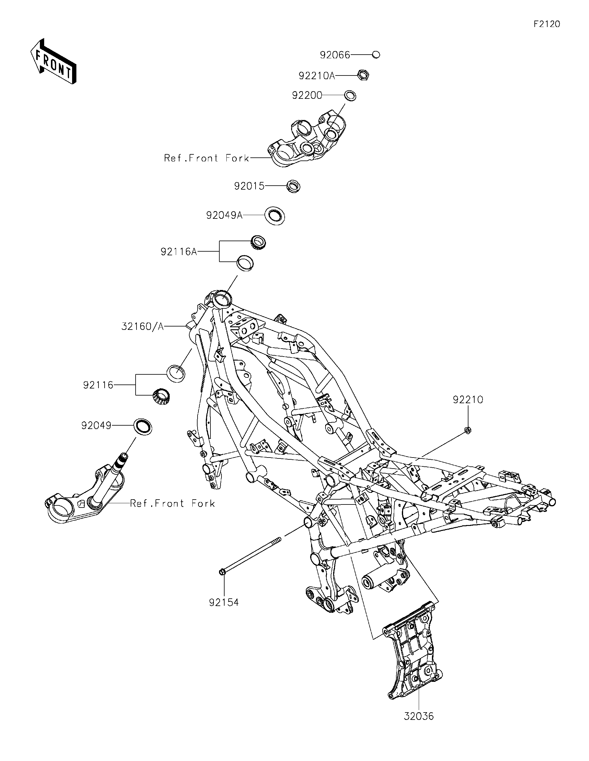 2026 Kawasaki Motorcycles Parts-Finder Diagrams | B&B Motorsports