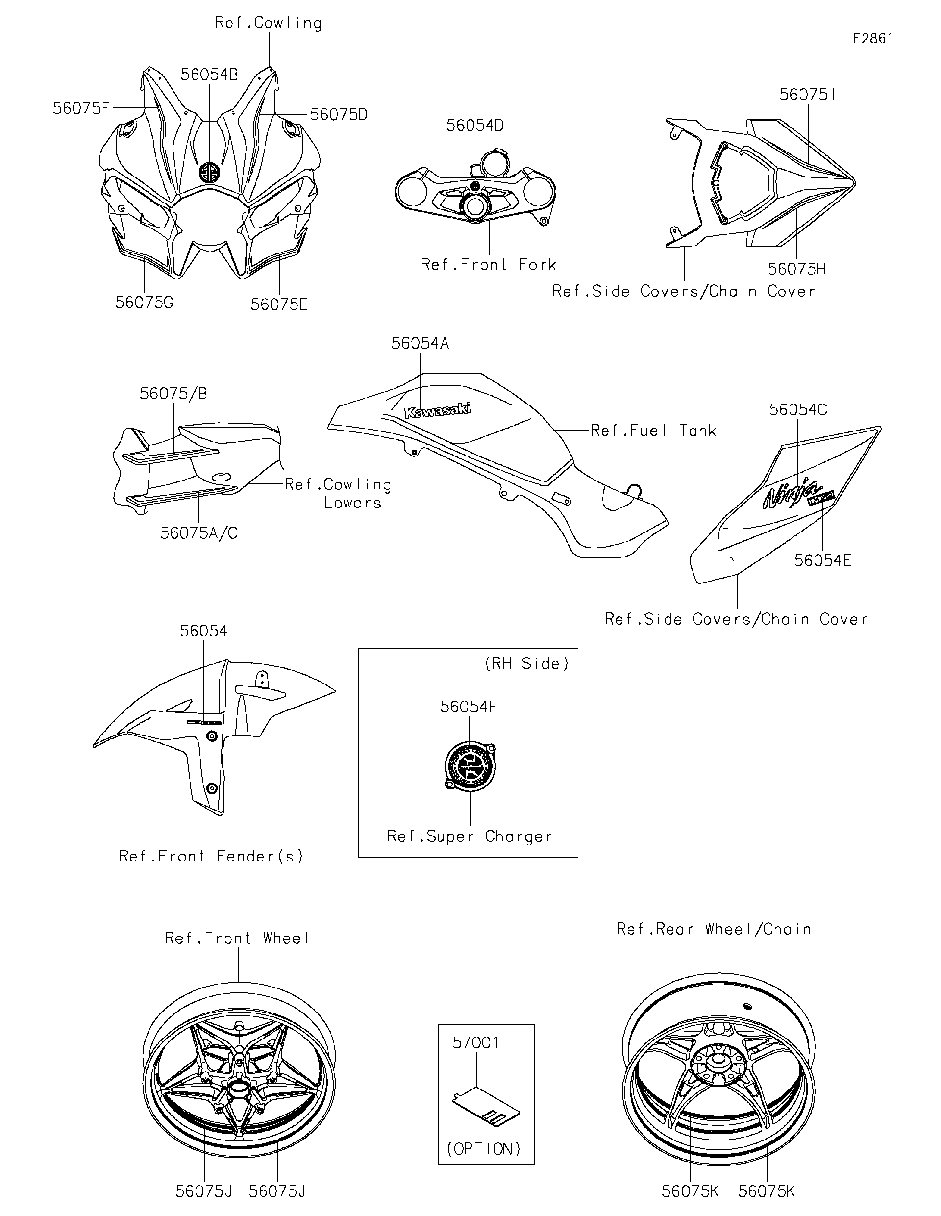 2026 Kawasaki Motorcycles Parts Viewer | SRS Motorsports