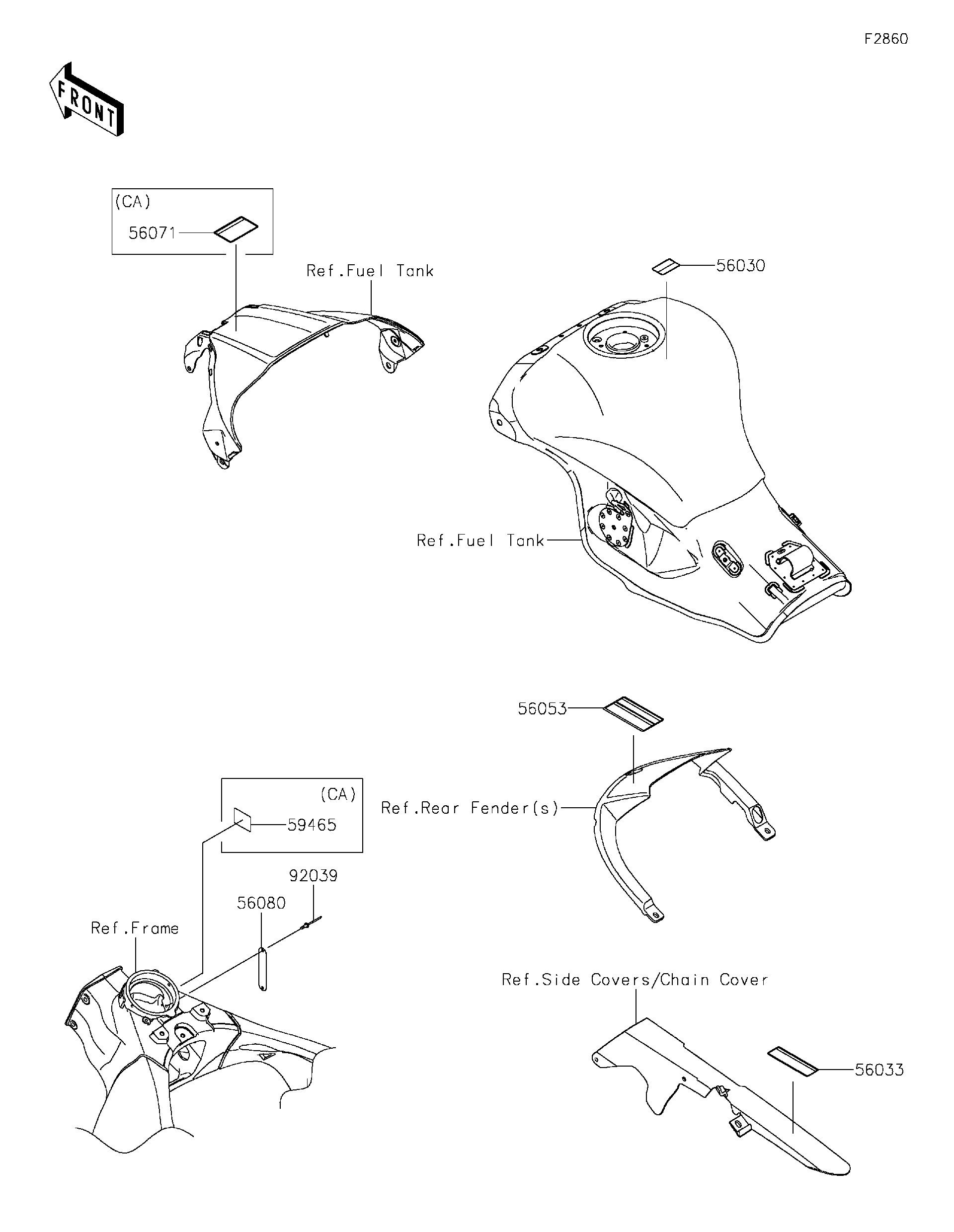 2026連絡ページ 2026 Kawasaki Motorcycles Parts Diagrams | Crossbay Motorsports