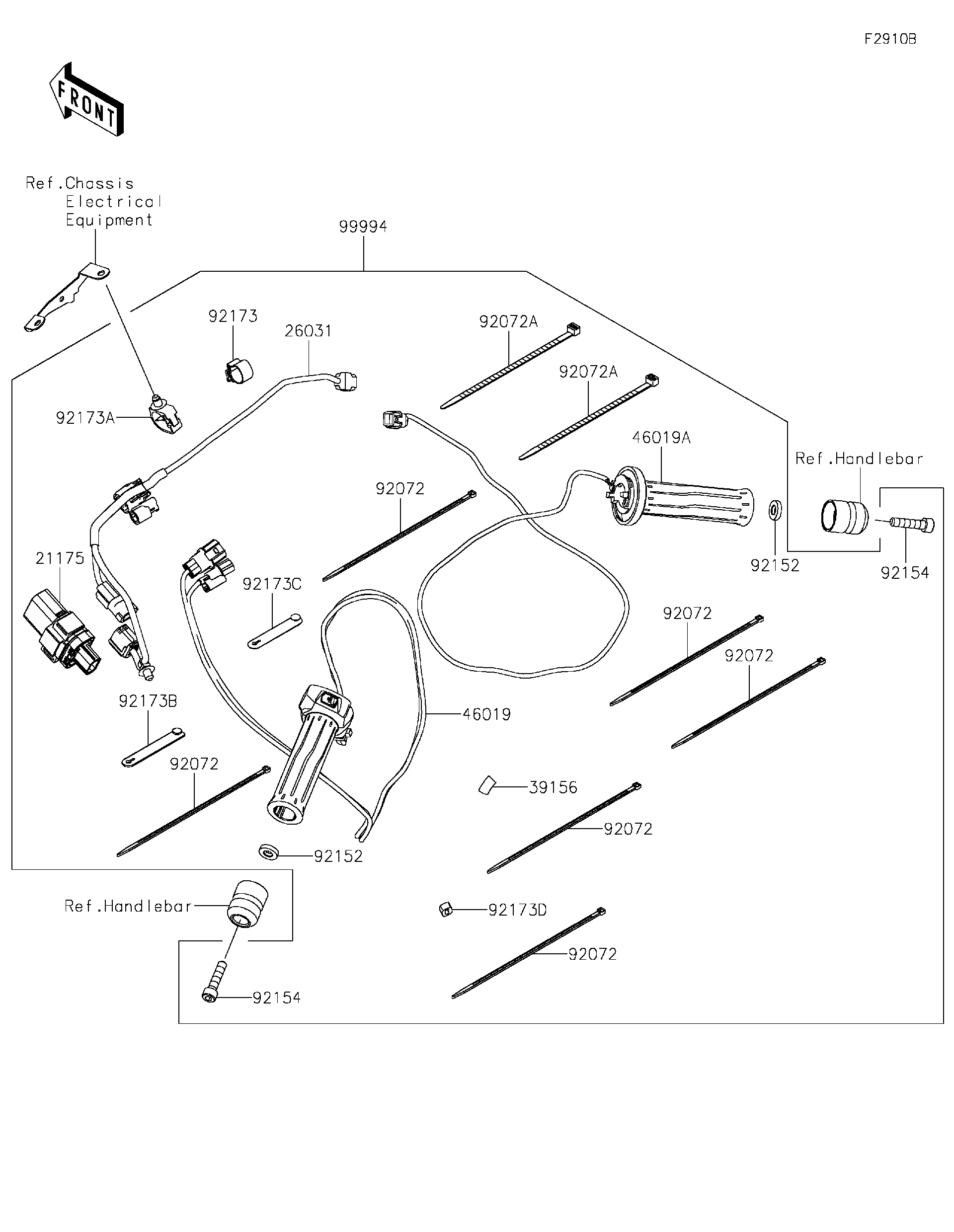 2026 Kawasaki NINJA® ZX™-10R (ZX1003BTFAL) Accessory(Grip Heater
