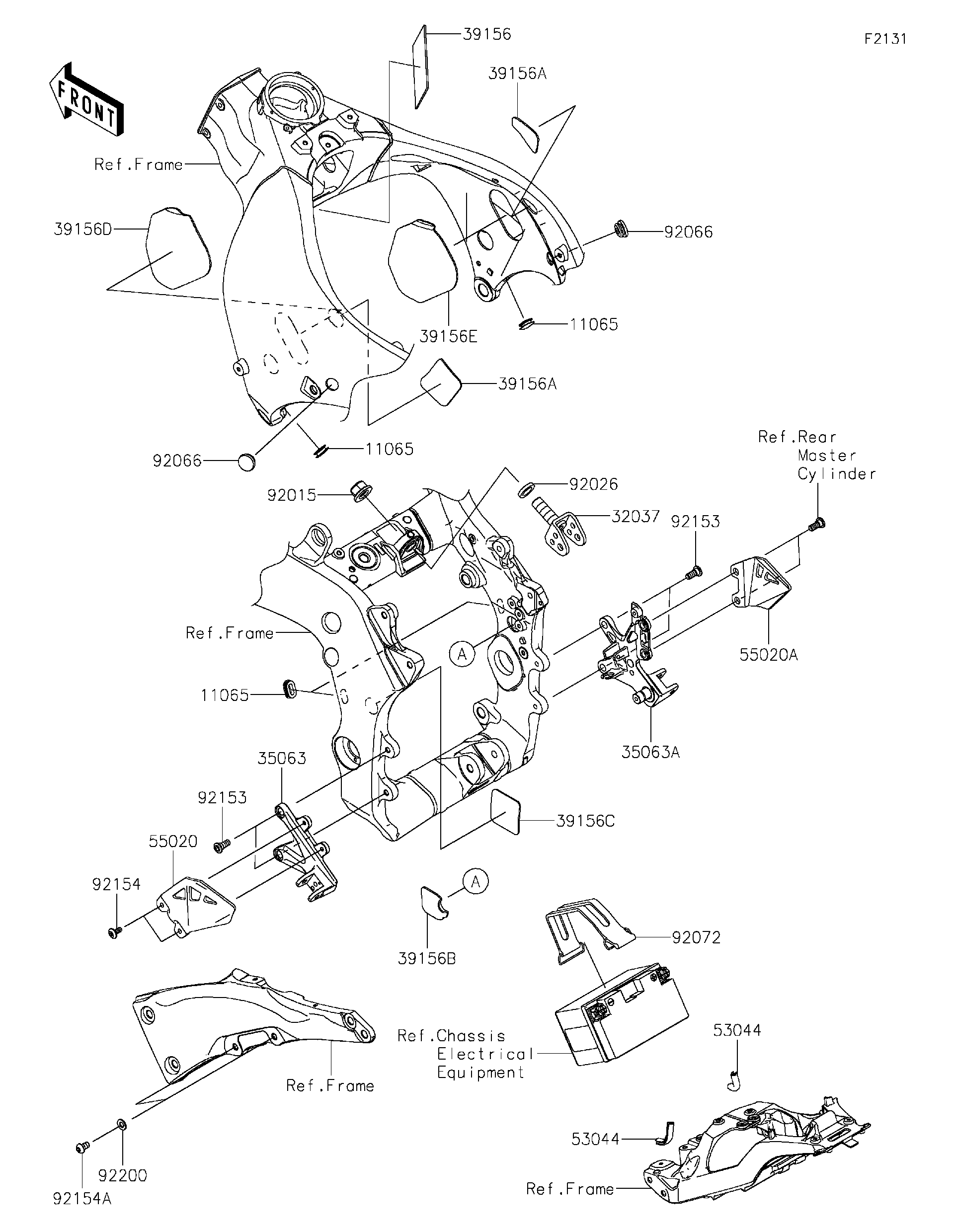 2026 Kawasaki NINJA® ZX™-10RR ABS (ZX1003CTFNL) Frame Fittings