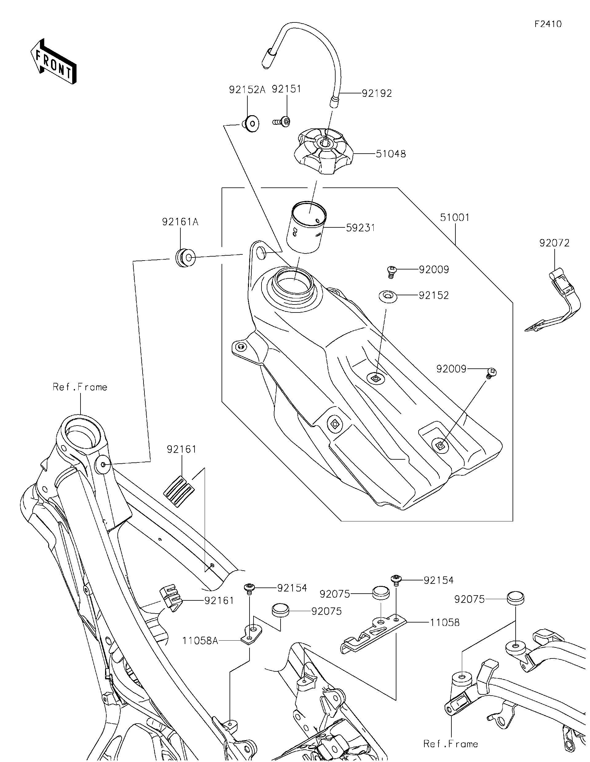 Shop OEM 2027 Kawasaki Motorcycles Powersports Parts Online | Apex