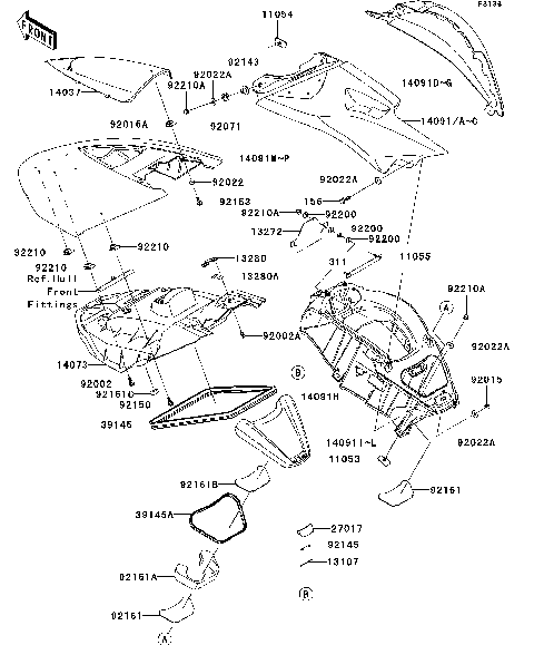 Hull Middle Fittings