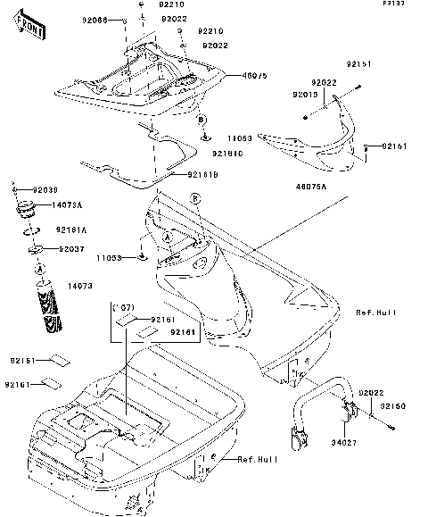 Hull Rear Fittings